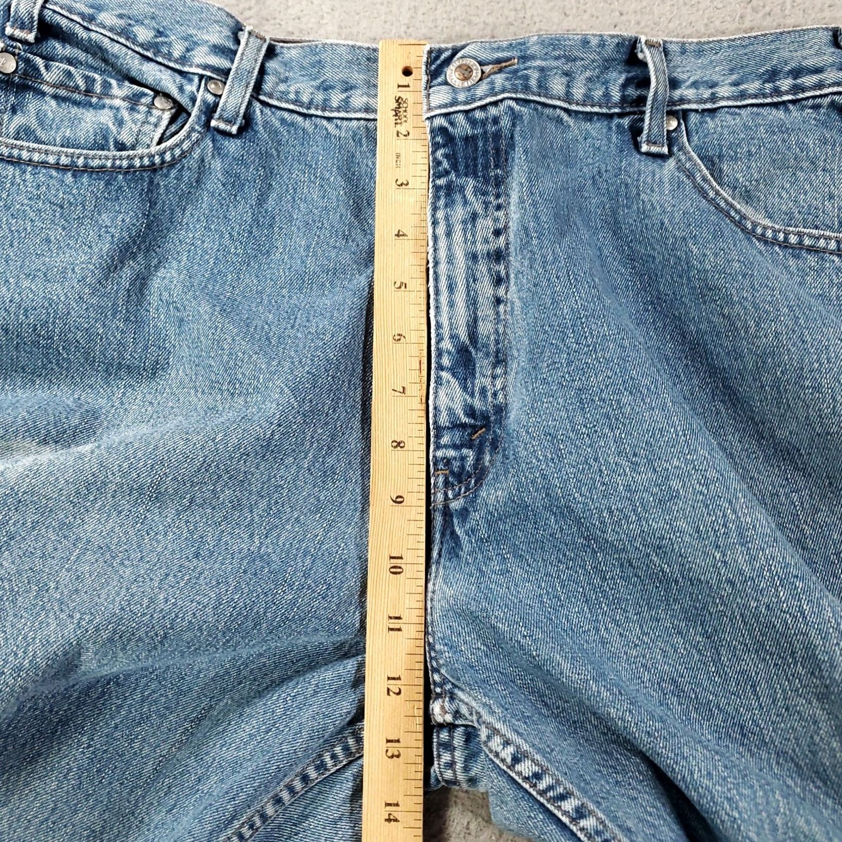 Vintage VINTAGE SilverTab Jeans Mens 34x33 Blue Distressed Skater Levi's Y2K 90s Grunge Hip Hop Clothes-Pocket 5-Zip? Size US 34 / EU 50 - 3 Thumbnail