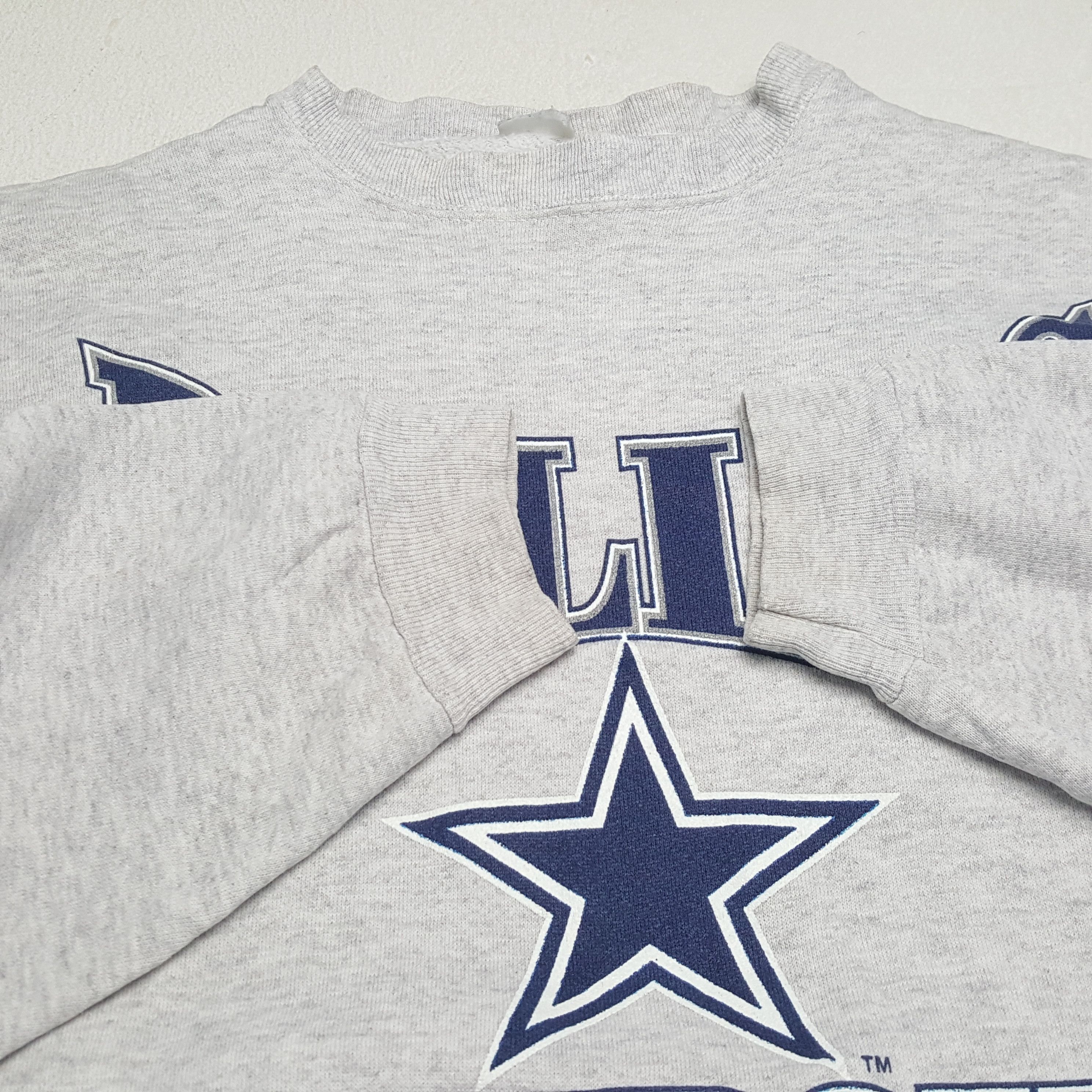 NFL × Vintage Vintage 90s DALLAS COWBOYS American Football Club Sweatshirt Size US L / EU 52-54 / 3 - 8 Thumbnail