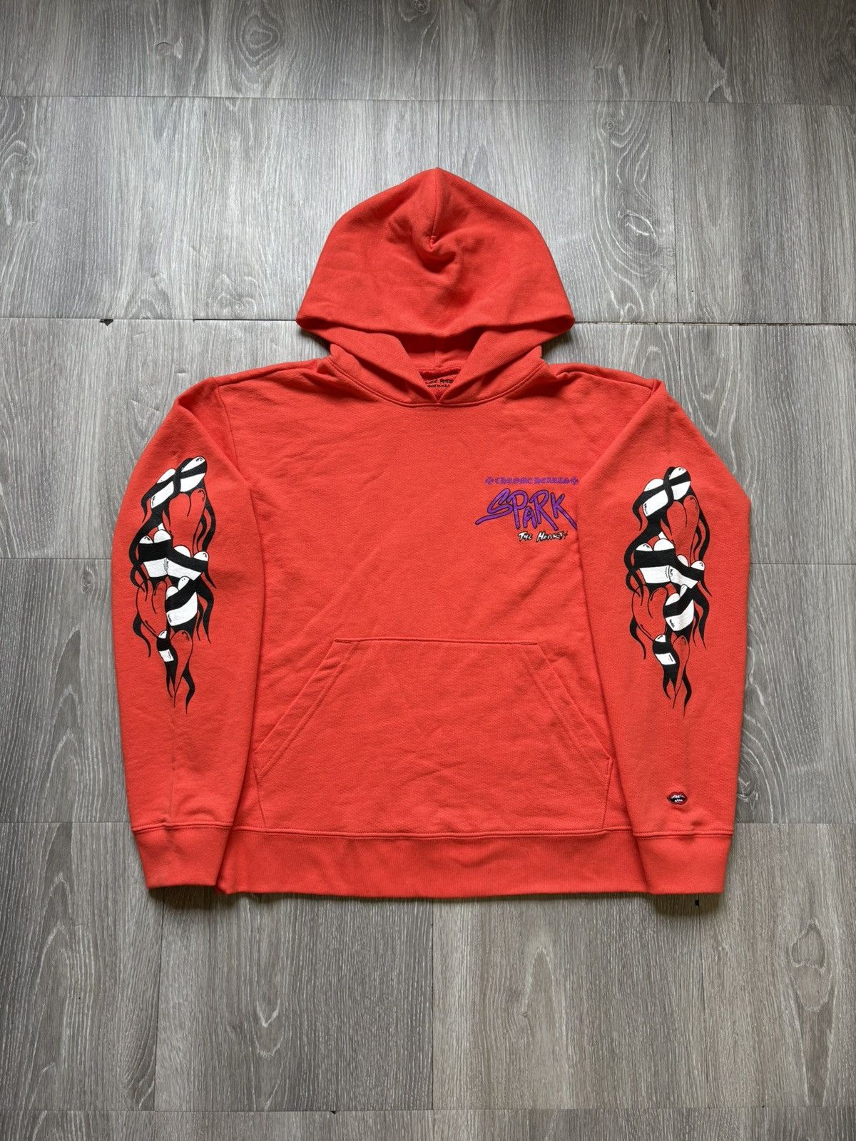 Chrome Hearts Chrome Hearts Orange Matty Boy Sadistic Hoodie Size US S / EU 44-46 / 1 - 5 Thumbnail