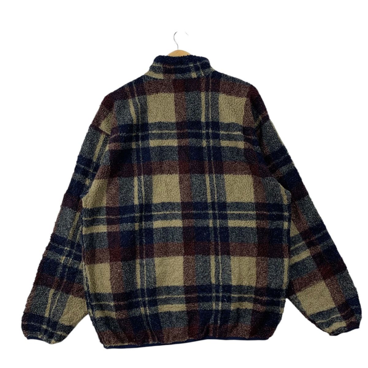 Nautica NAUTICA Sailing Gear Patchwork Fleece Half Zipper Sweatshirt Size US XL / EU 56 / 4 - 2 Thumbnail
