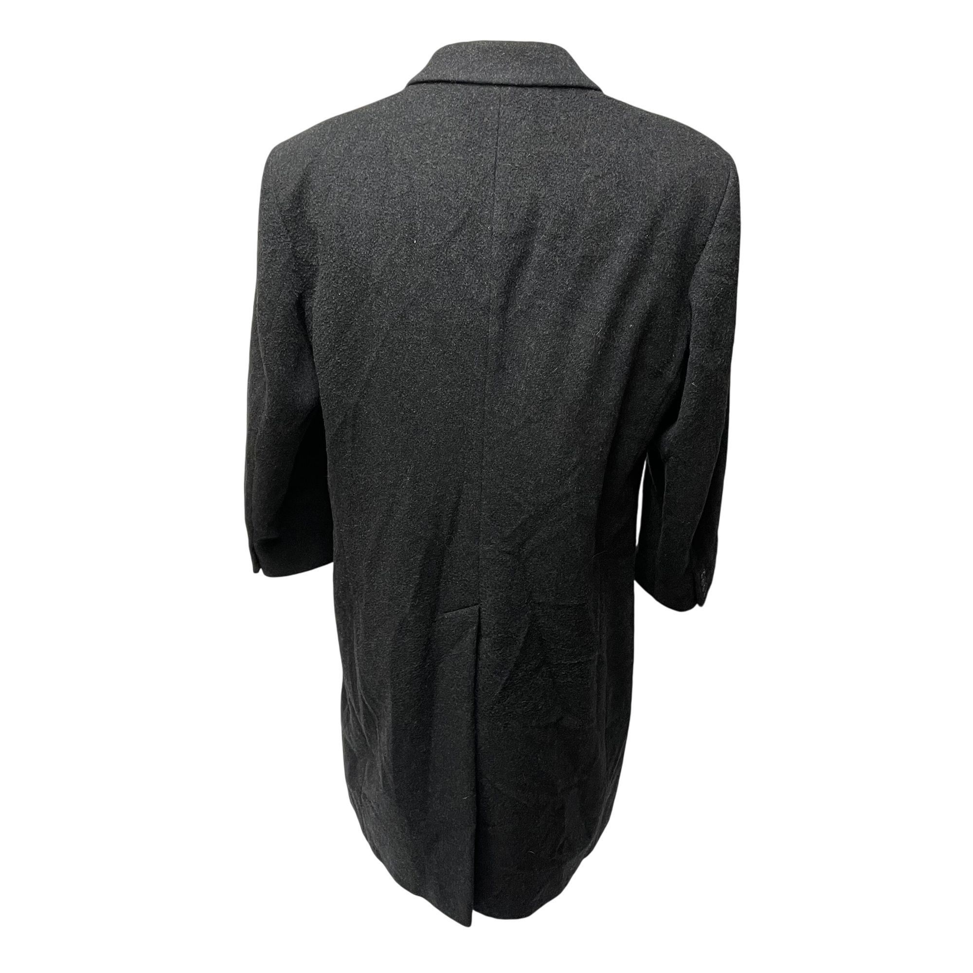 Stafford Vtg Stafford Charcoal Long Coat Wool Double Breasted Jacket Size US XL / EU 56 / 4 - 3 Thumbnail