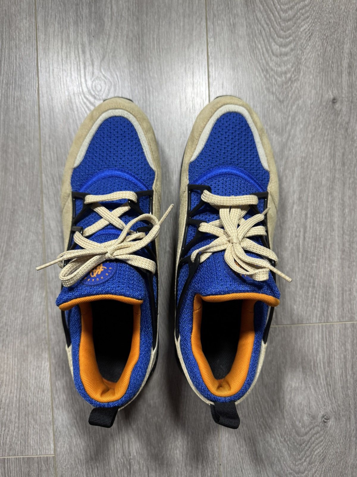 Nike Nike Air Huarache Light Size? Mowabb Blue Black Orange Size US 11 / EU 44 - 5 Thumbnail