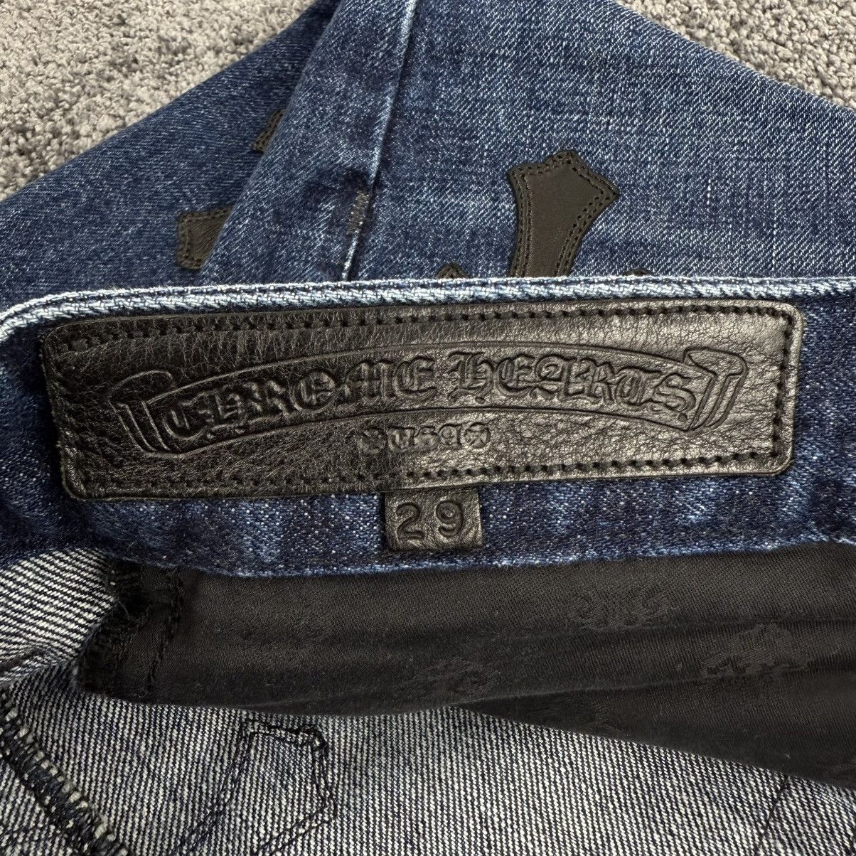 Chrome Hearts Chrome Hearts Turbo Diesel Cross Patch Jean Shorts Size US 29 - 8 Thumbnail