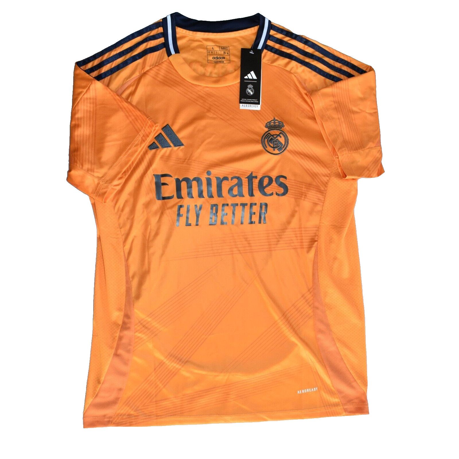 NWT ADIDAS Real Madrid 24/25 Away Kenny Jersey Sz L $110