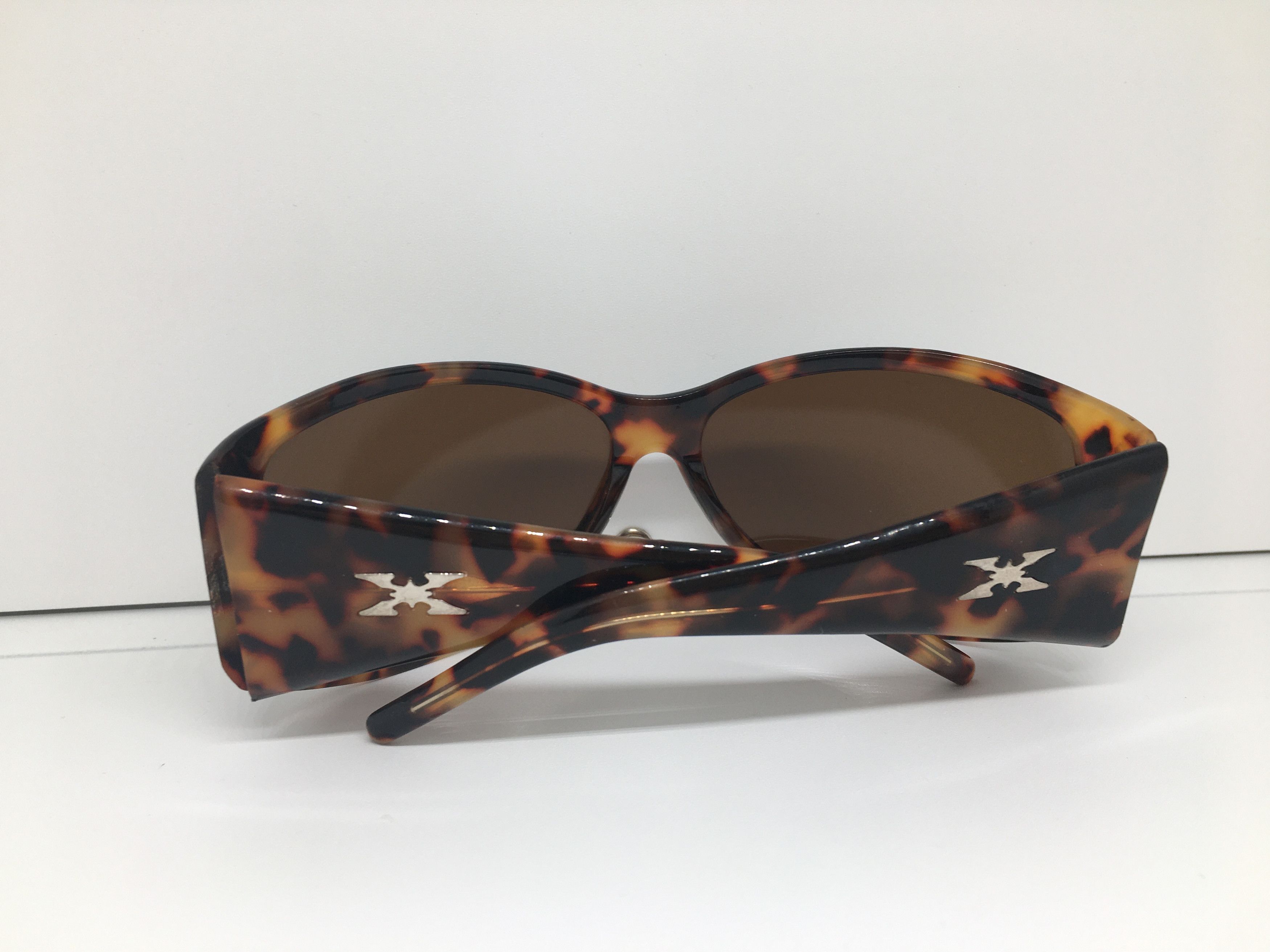 Vintage XRAY-Seduxions Tortoise Acetate Wrapped Sunglasses Frame Size ONE SIZE - 9 Thumbnail