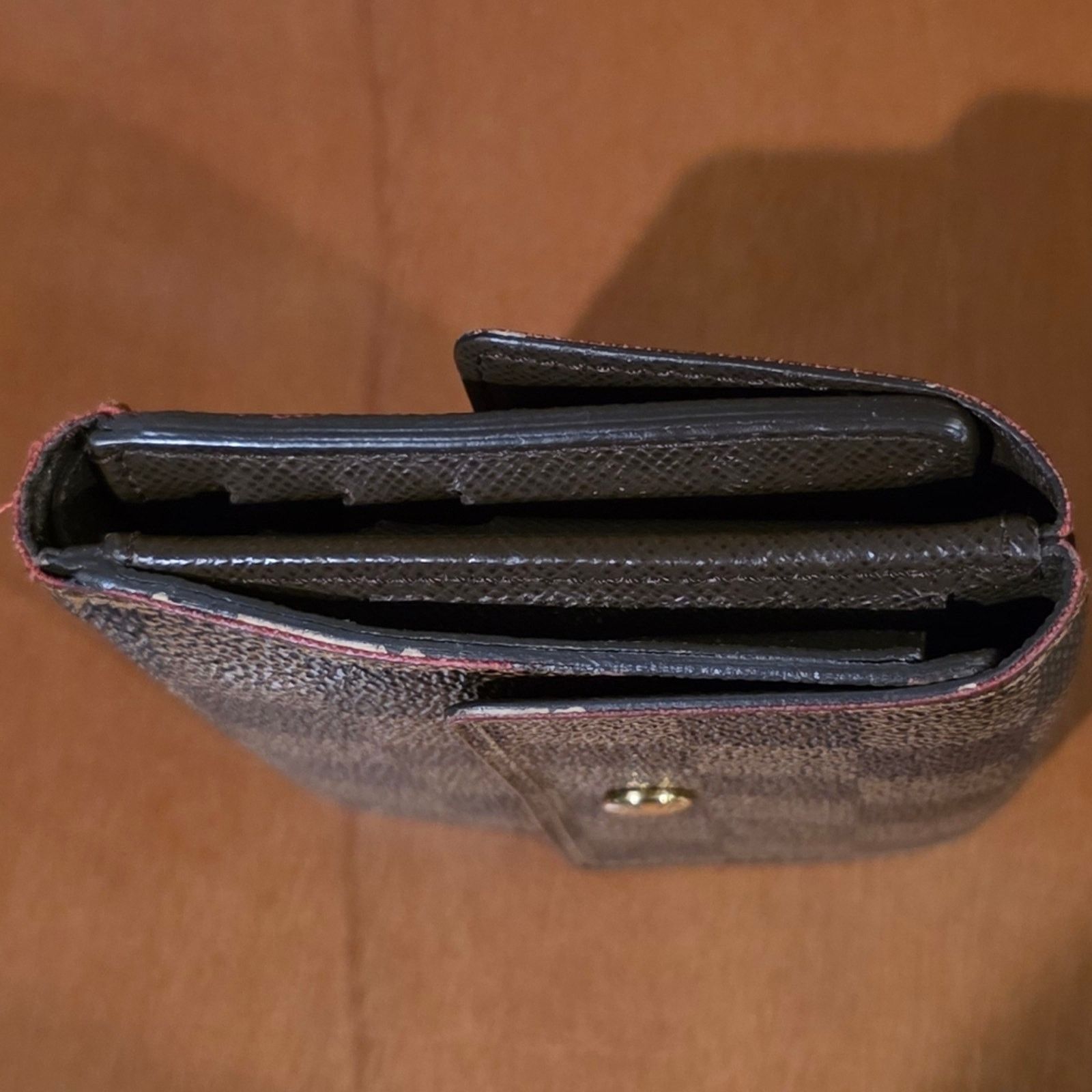 Louis Vuitton Louis Vuitton Damier Ebene Elise Wallet Size ONE SIZE - 10 Thumbnail
