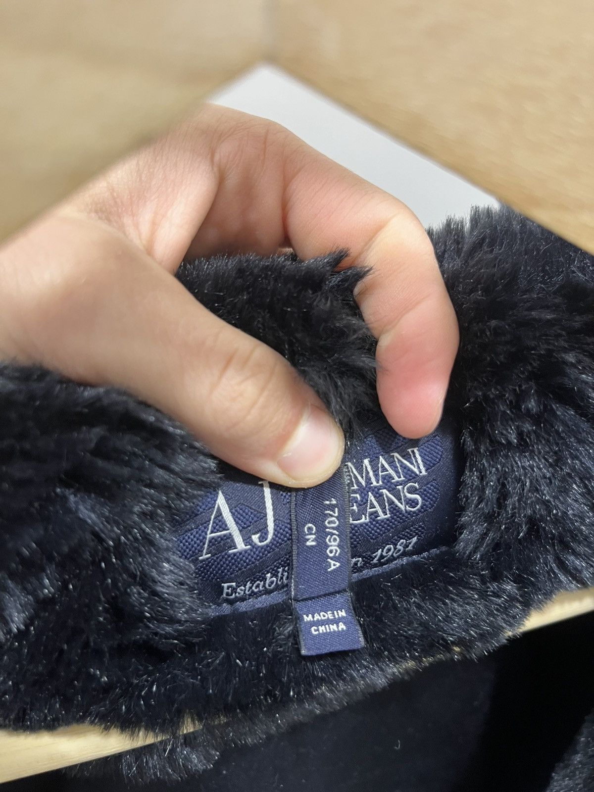 Armani Vintage Armani Jeans Very Rare Vegan Leather Fur Coat Jacket Size M / US 6-8 / IT 42-44 - 8 Thumbnail