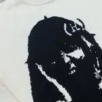 Japanese Brand Print Portrait Pattern Knitted Sweater Size US XL / EU 56 / 4 - 3 Thumbnail