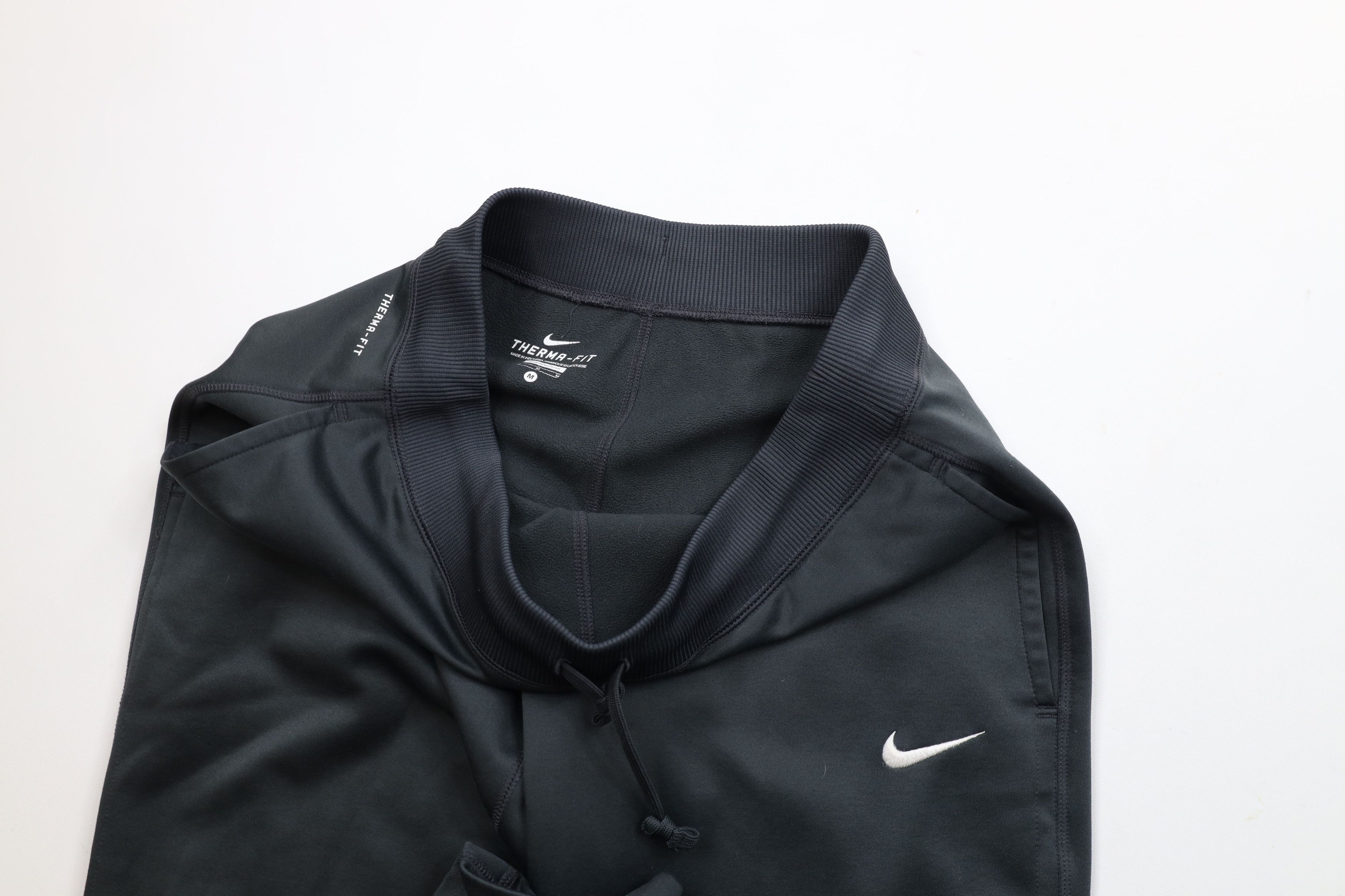 Nike × Vintage Vintage Y2K Nike Therma Fit Mini Swoosh Wide Leg Sweatpants Size US 34 / EU 50 - 7 Thumbnail