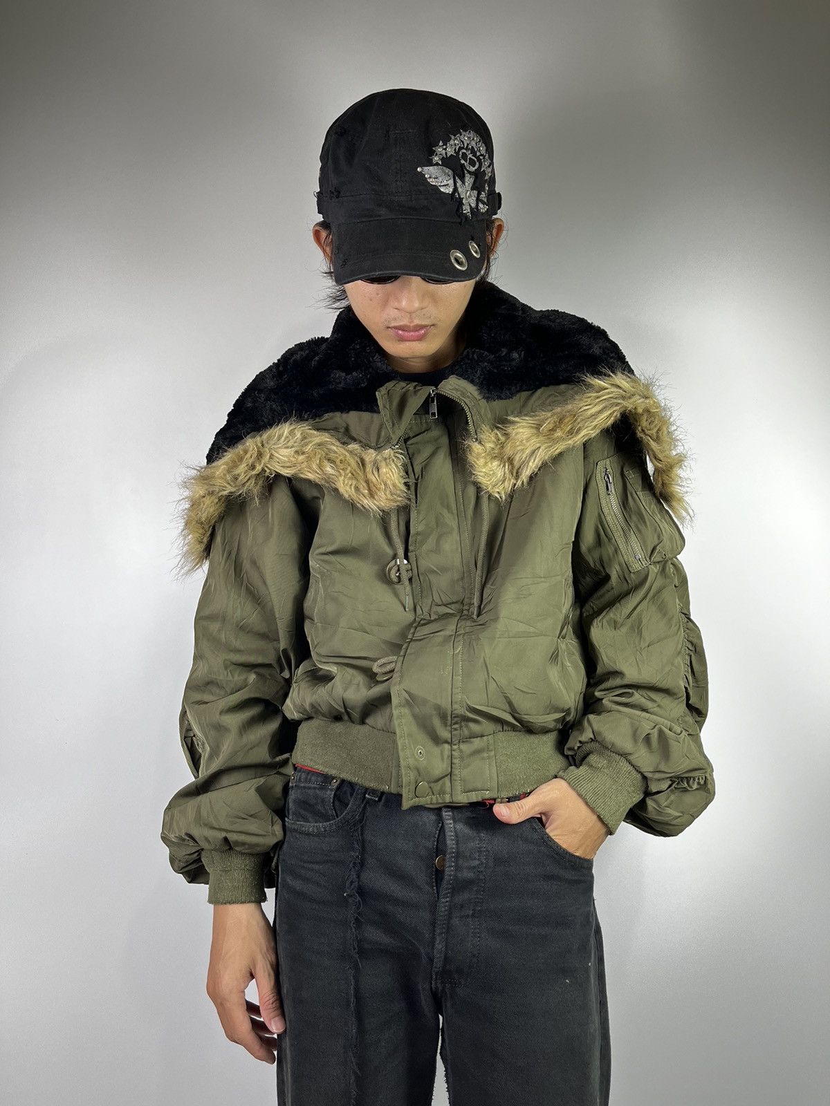 Japanese Brand Fur bono jacket rabbit browny standard ifsixwasnine lgb Size US M / EU 48-50 / 2 - 2 Thumbnail