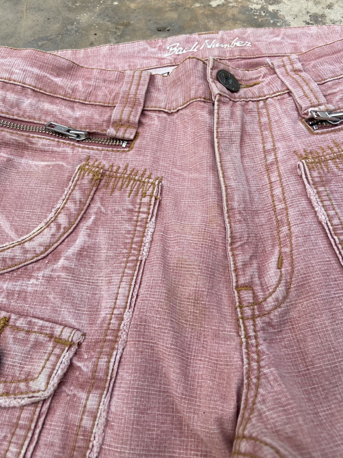 Japanese Brand VINTAGE BACK NUMBER BUSH PANT STYLE Size US 30 / EU 46 - 4 Thumbnail