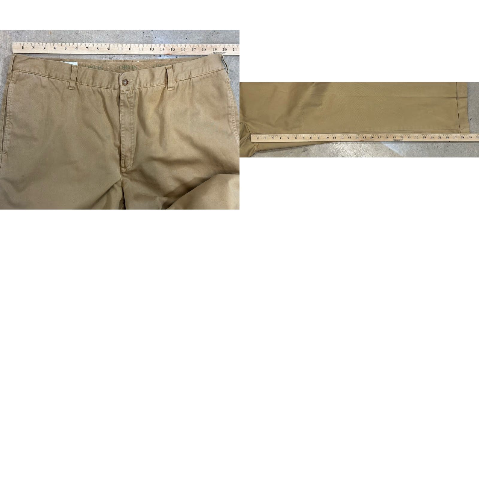 Orvis Orvis Chino Pants 42 (40x29) Cuffed Gold Preppy Casual Workwear Mens Size US 42 / EU 58 - 8 Thumbnail