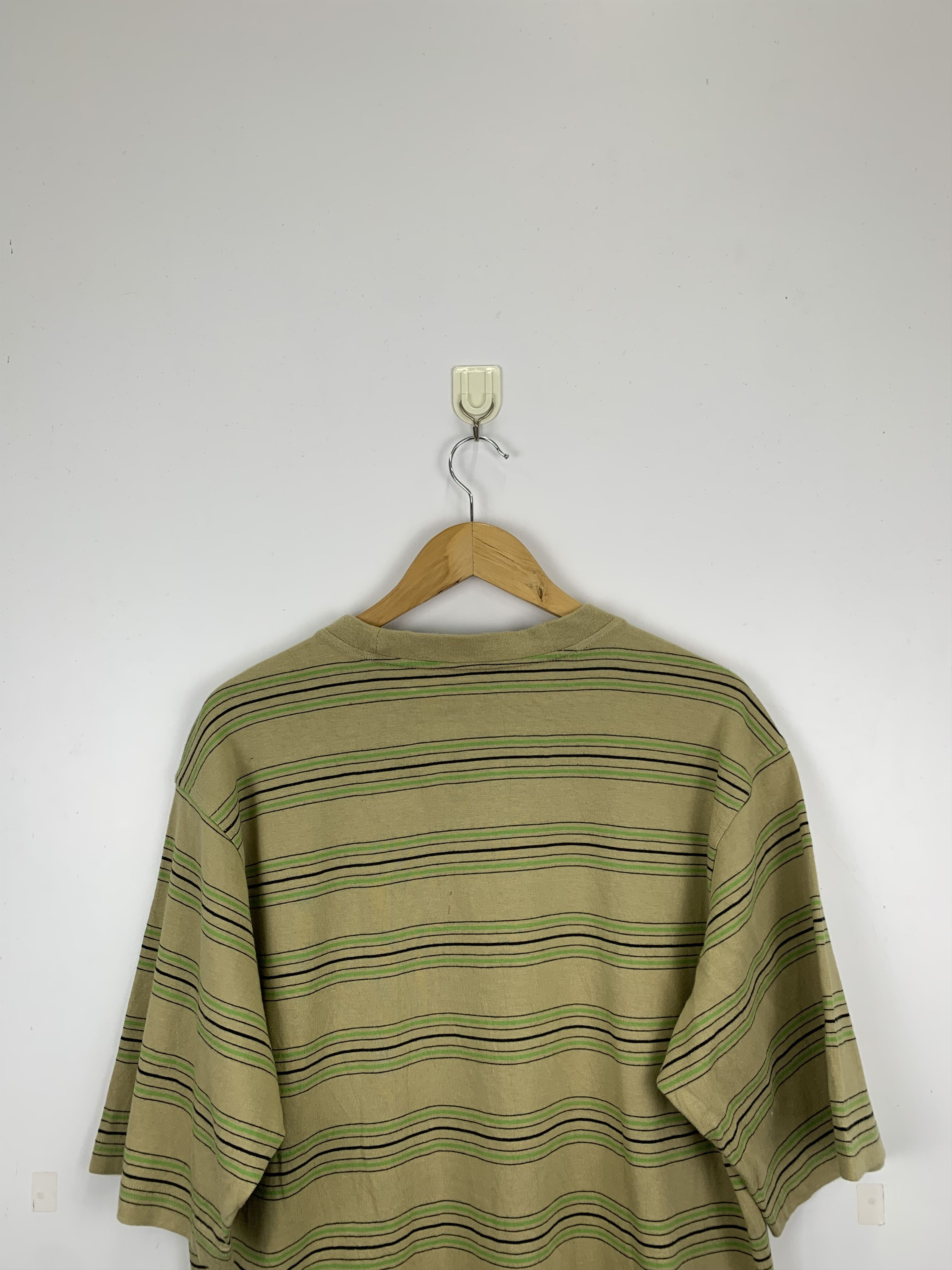 Vintage Vintage 90s Adidas Short Sleeve Stripe T Shirt TA0019 Size US L / EU 52-54 / 3 - 4 Thumbnail