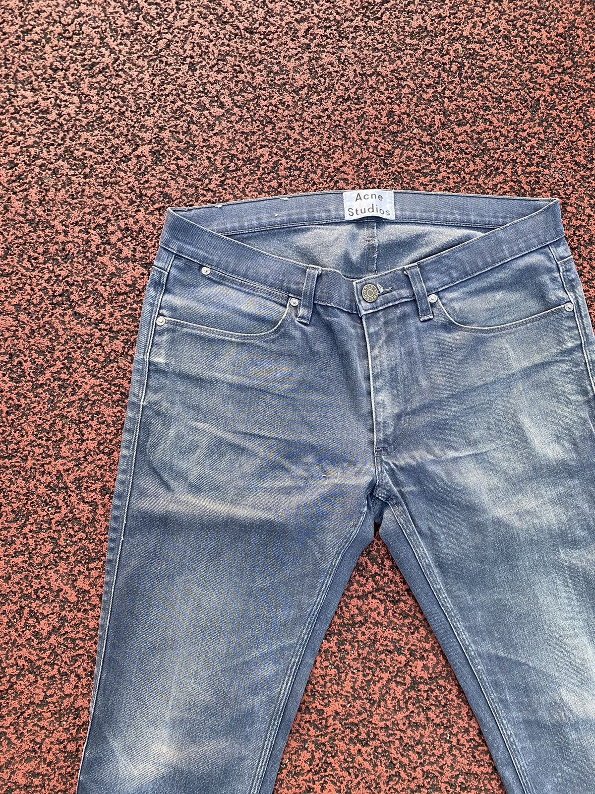 Acne Studios × Jean × Vintage Vintage Acne Studios jeans Gray Size 33" - 3 Thumbnail