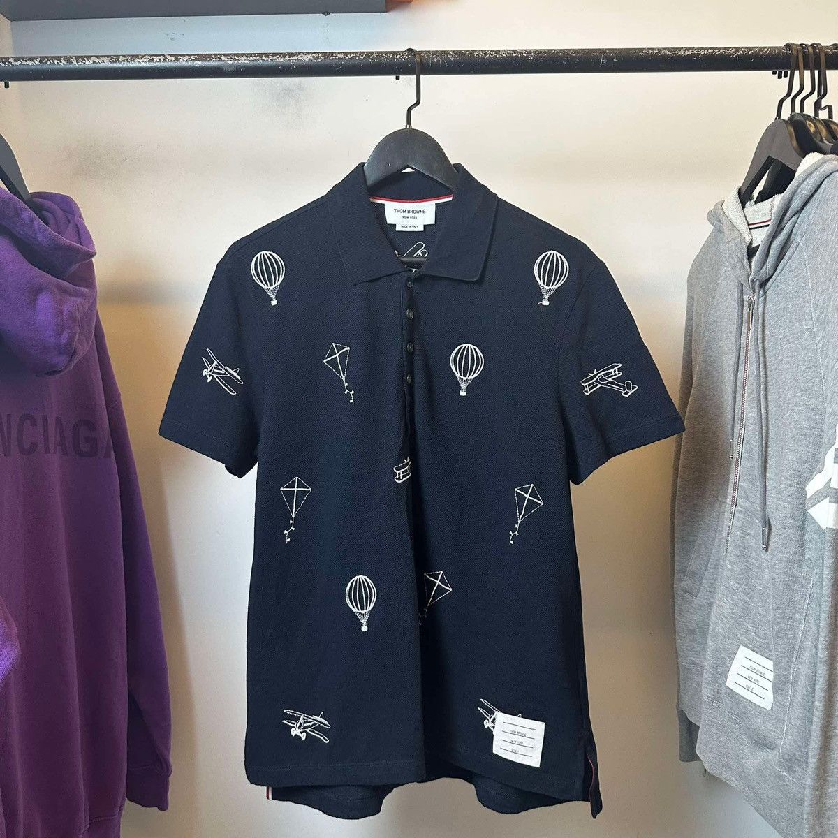 Thom Browne THOM BROWNE POLO SHIRT Size US M / EU 48-50 / 2 - 1 Thumbnail