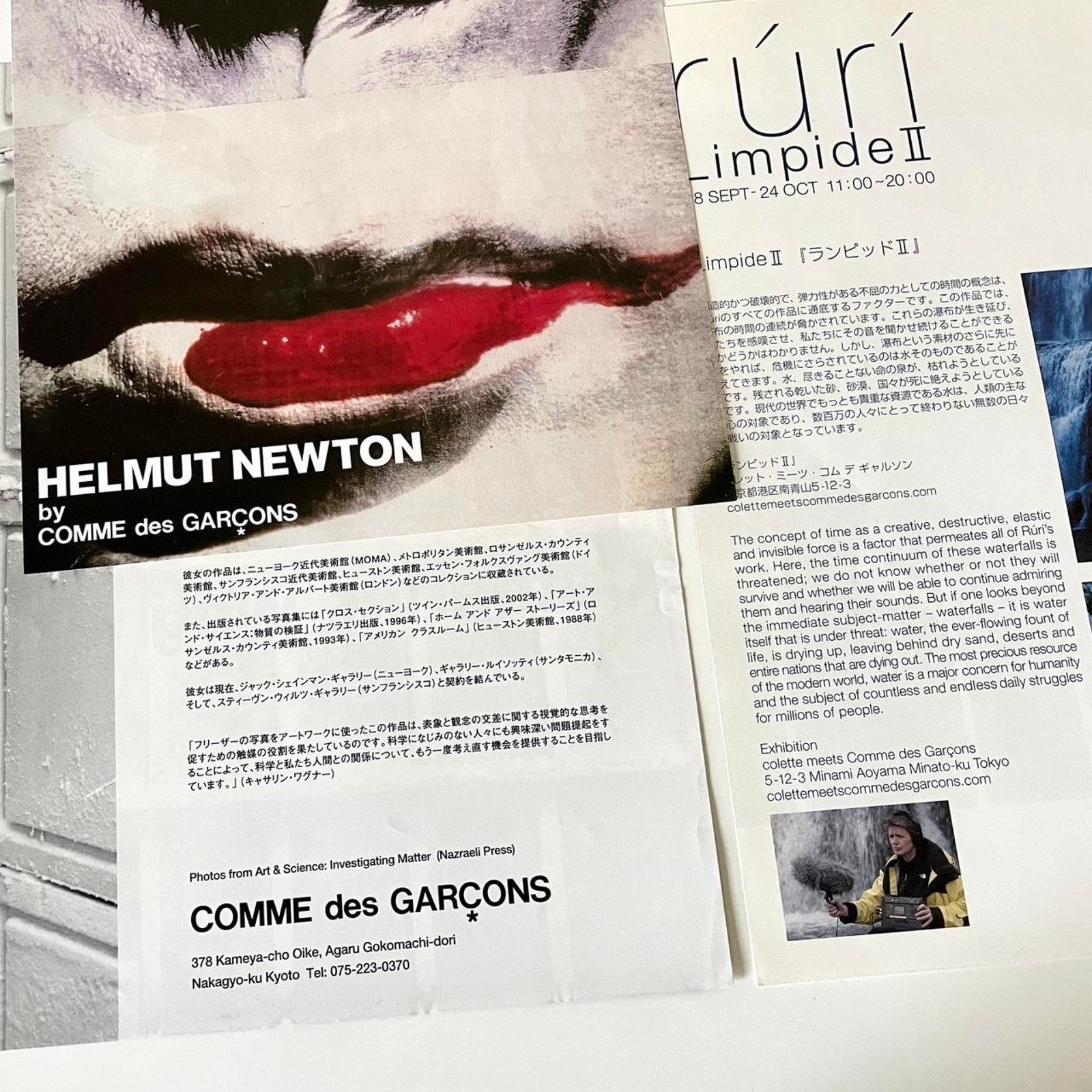 Comme des Garcons × Japanese Brand × Rei Kawakubo Helmut Newton by Comme des Garçons pamphlet Size ONE SIZE - 2 Thumbnail