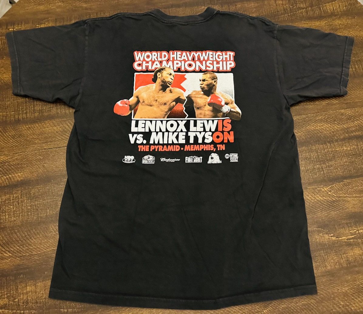 Gildan Lewis vs Tyson Fight 2002 World Championship T Shirt L Size US L / EU 52-54 / 3 - 1 Thumbnail