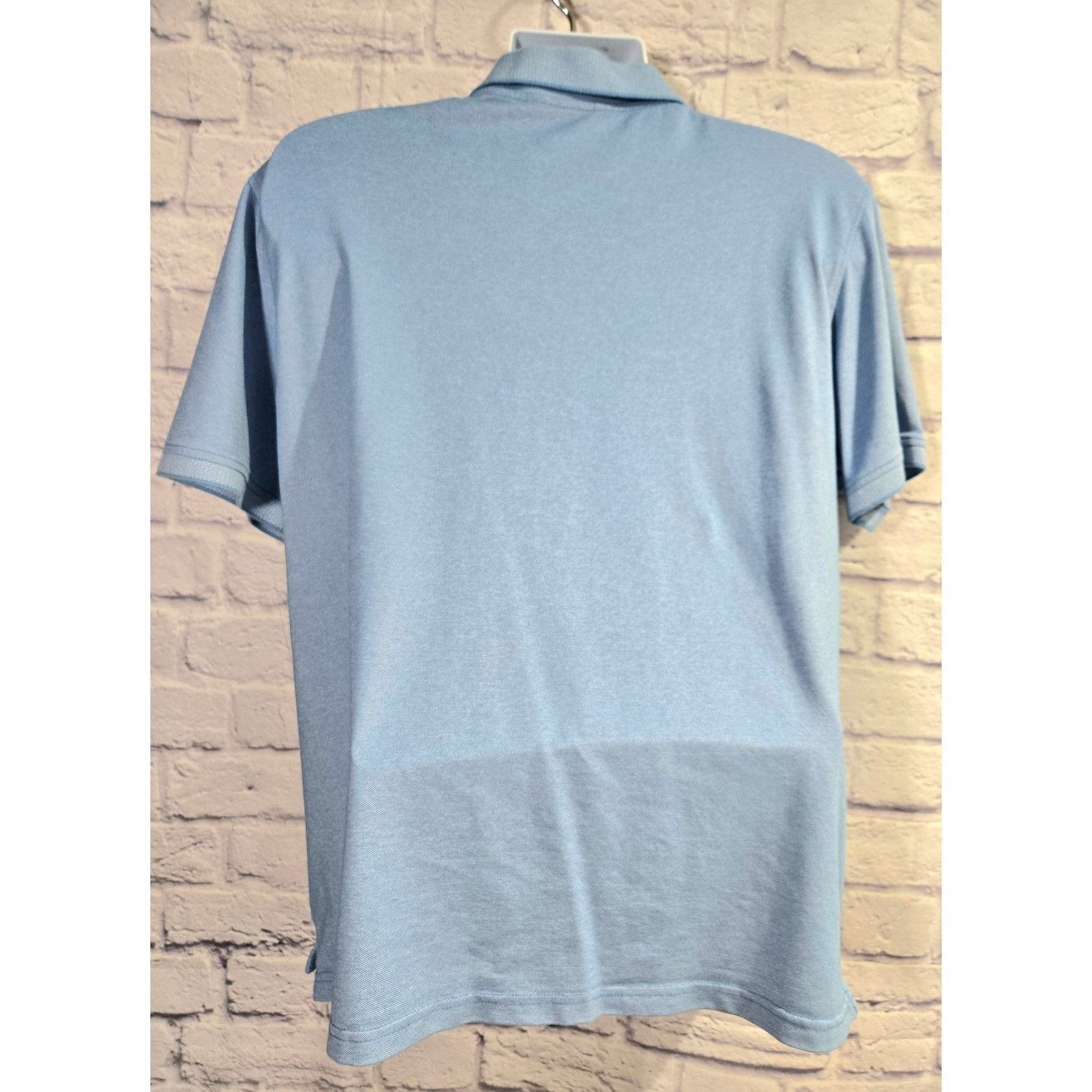 Other Member's Mark Blue Pique Polo Men's Shirt Large Lightweight Size US L / EU 52-54 / 3 - 2 Thumbnail