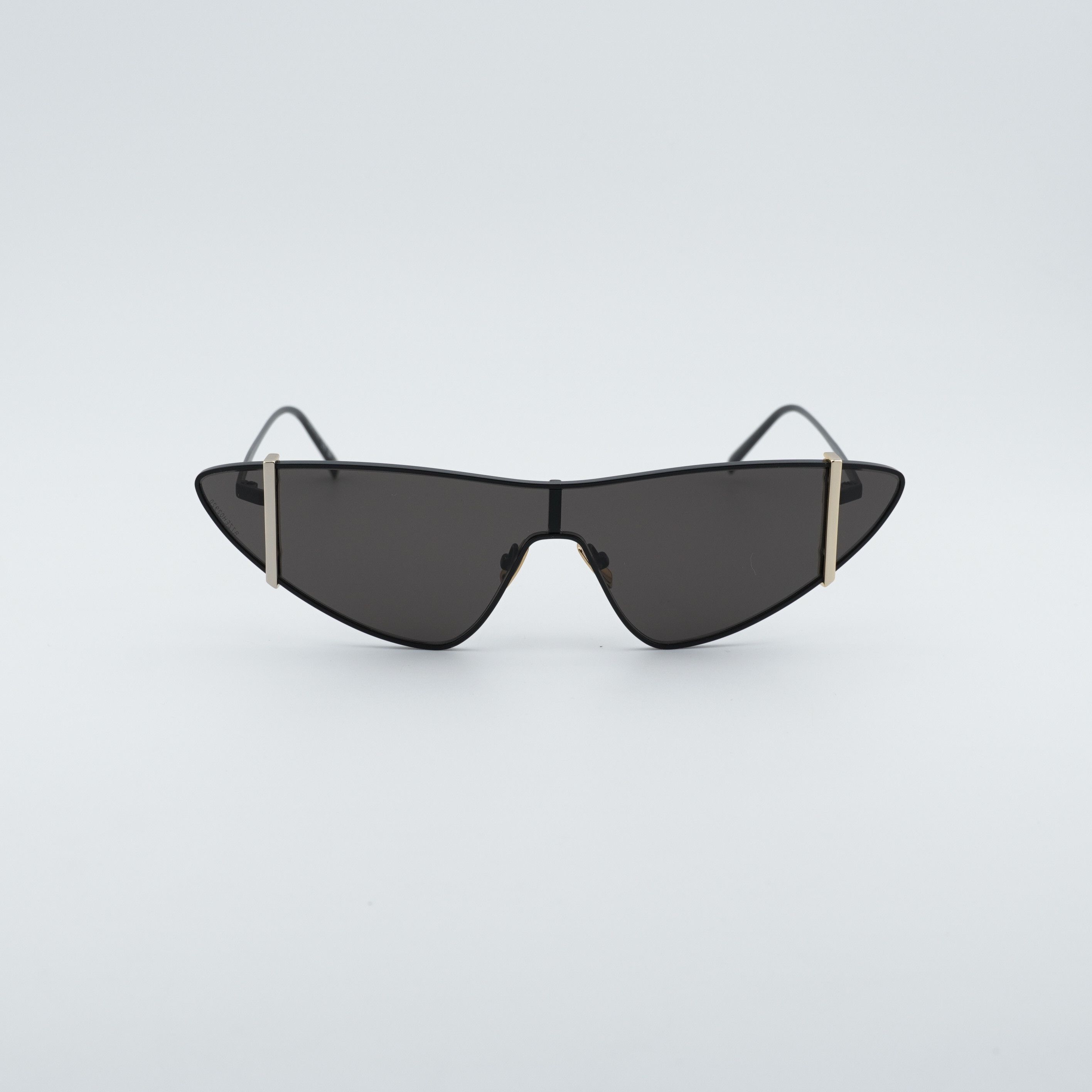 Saint Laurent Paris Saint Laurent SL536 001 Sunglasses Black Rimless Shield Fram Size ONE SIZE - 6 Thumbnail