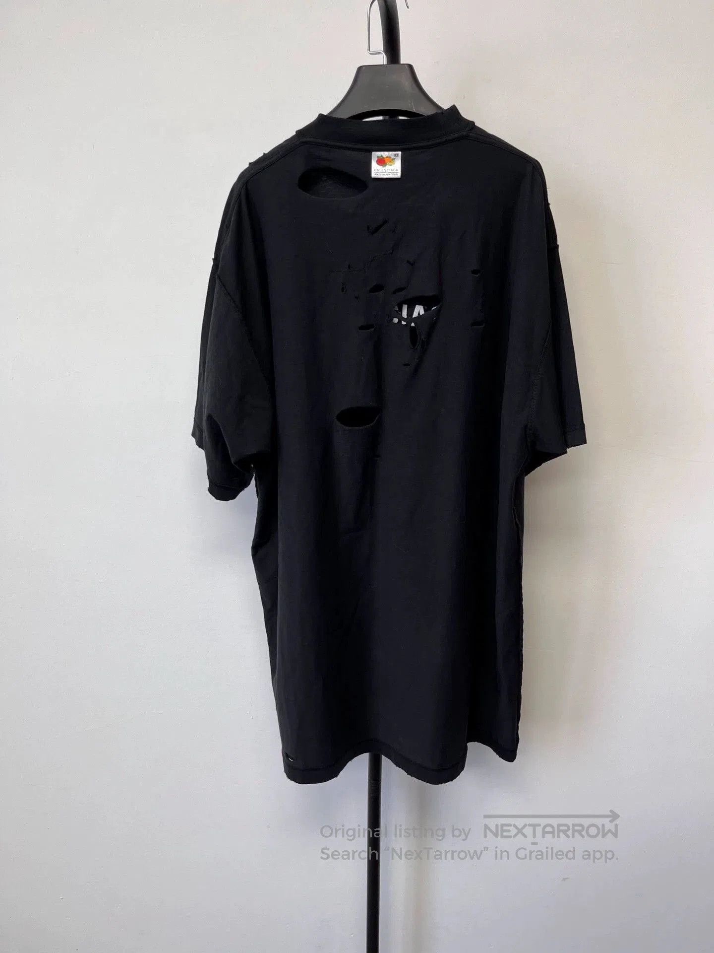 Balenciaga Balenciaga Logo Print Crew Neck T-Shirt. Size US XXS / EU 40 - 2 Thumbnail