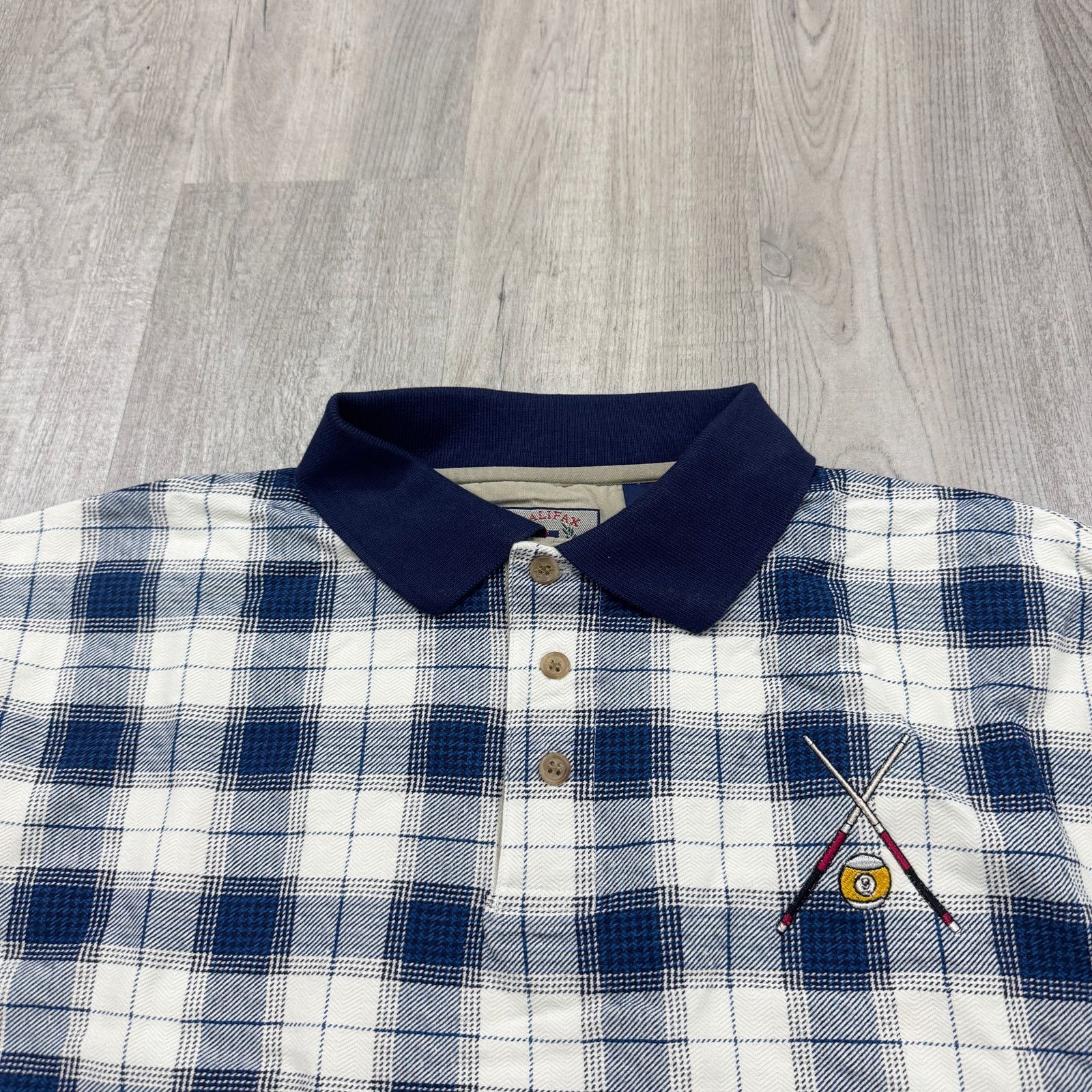 Vintage Vintage Halifax Outfitters Pool Billiards Polo Shirt Large Size US L / EU 52-54 / 3 - 1 Thumbnail