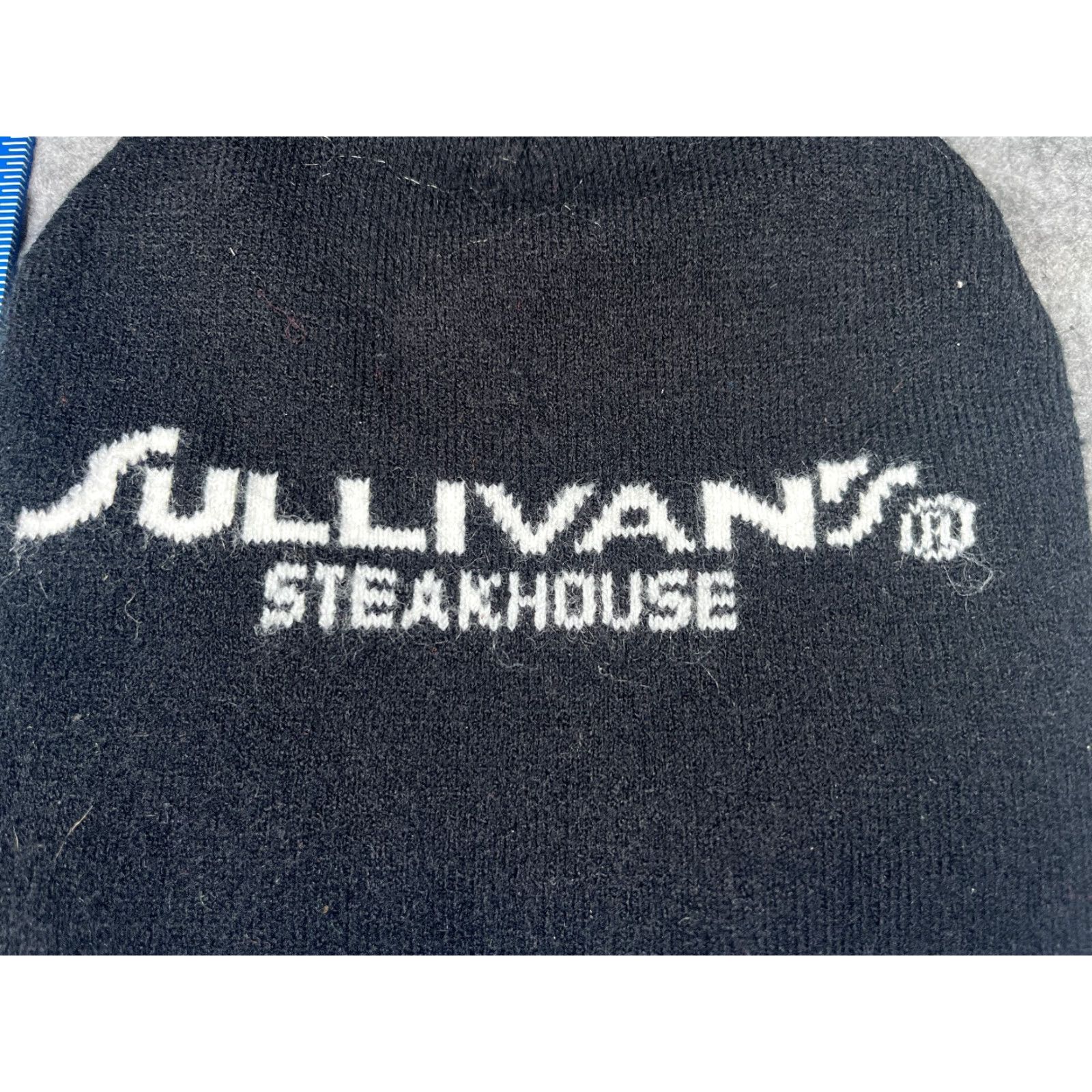 Vintage Sullivan's Steakhouse Beanie Toque Hat Adult One Size Black Knit 100% Acrylic Knits Beanie Mens Black Wool-free Knit Cap Size ONE SIZE - 2 Thumbnail