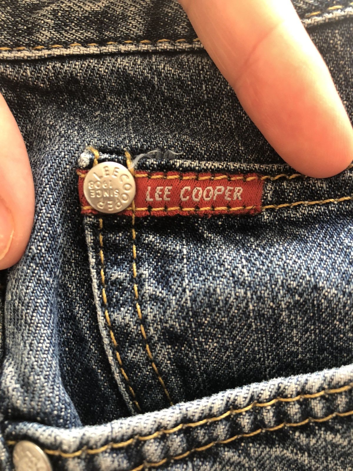 Lee × Vintage LEE COOPER VINTAGE DENIM JEANS Size US 36 / EU 52 - 5 Thumbnail