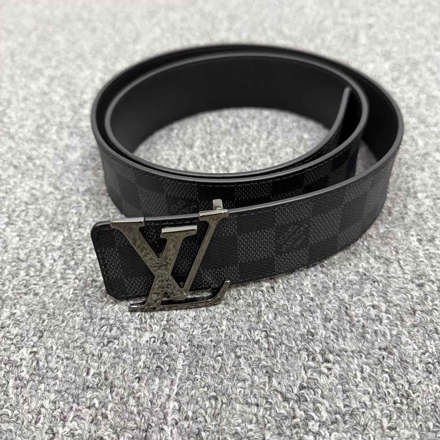 Louis Vuitton LV black monogram belt unused full set 100cm Size ONE SIZE - 2 Thumbnail