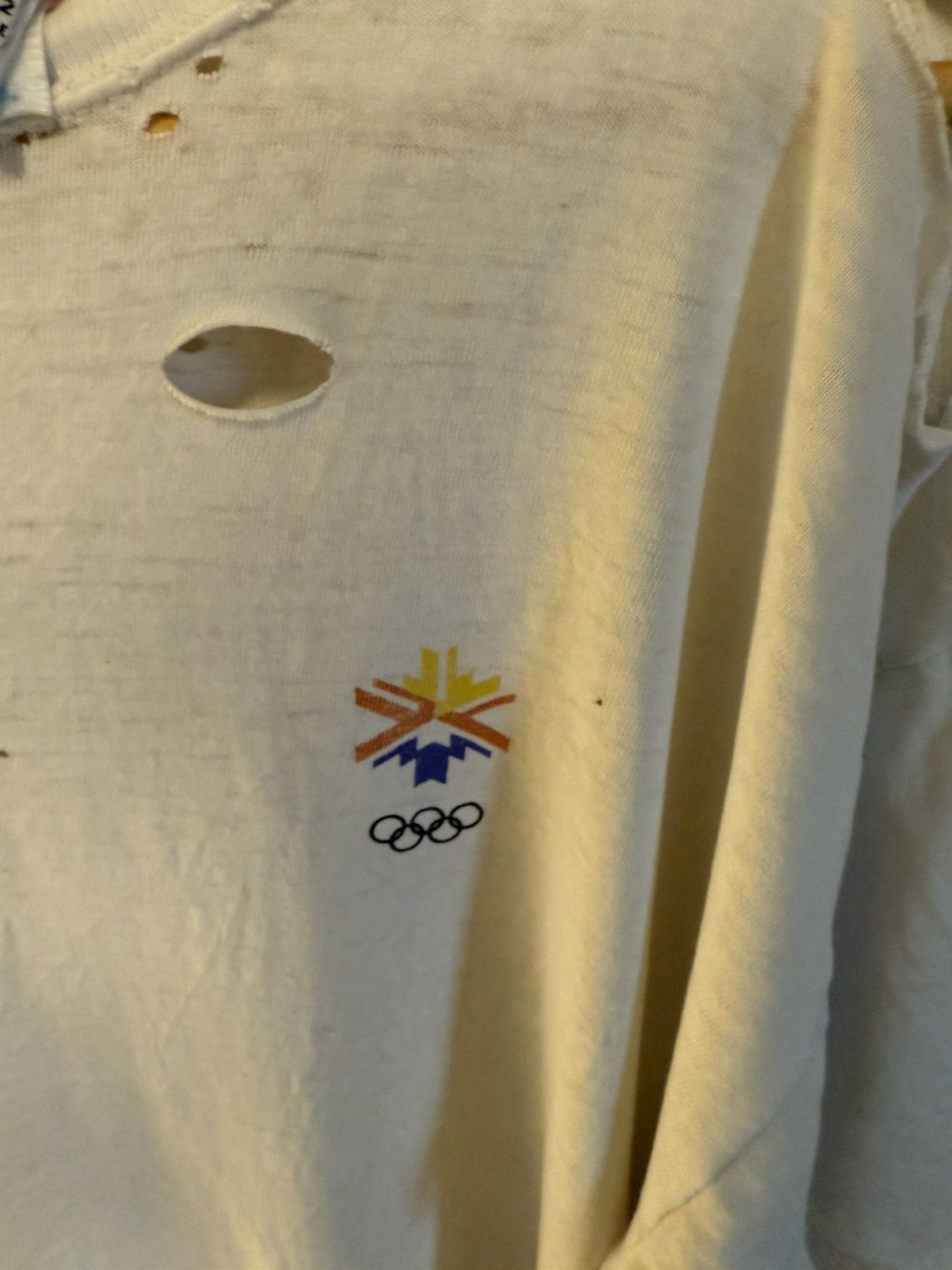 Vintage 2002 Olympics Tee - thrashed and distressed Size US L / EU 52-54 / 3 - 6 Thumbnail