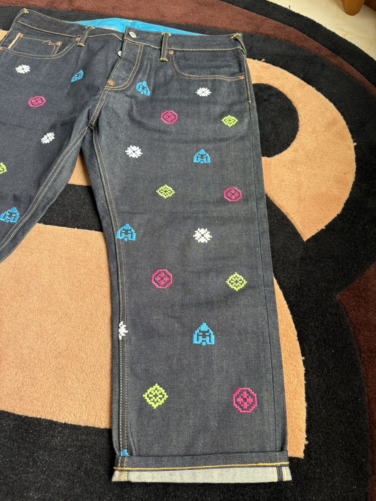 Evisu EVISU daicock style cropped denim pants size：38 Size US 38 / EU 54 - 9 Thumbnail