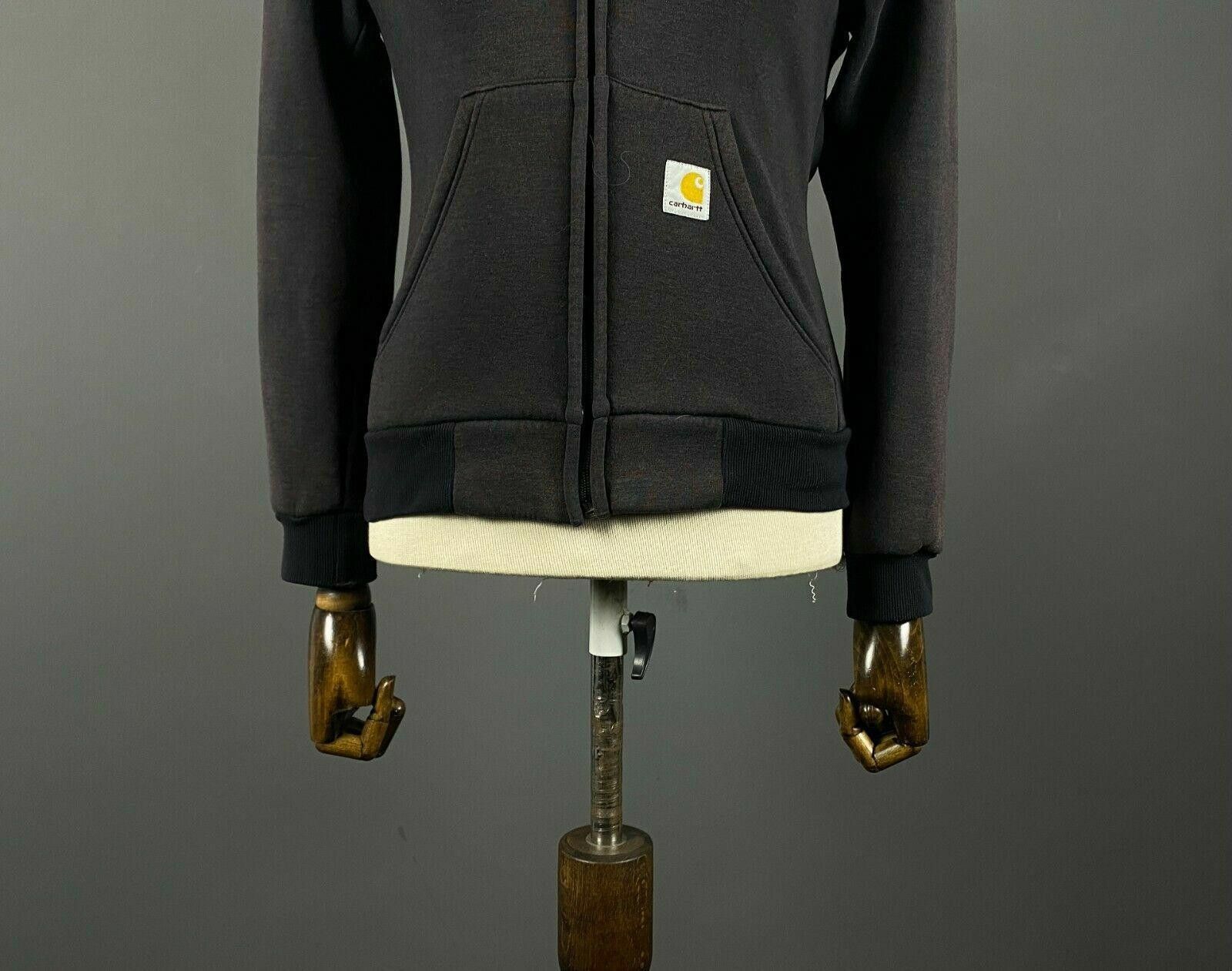 Carhartt Wip Ladies Carhartt WIP Black Zip Up Fleece Hoodie Sweater Size M / US 6-8 / IT 42-44 - 3 Thumbnail