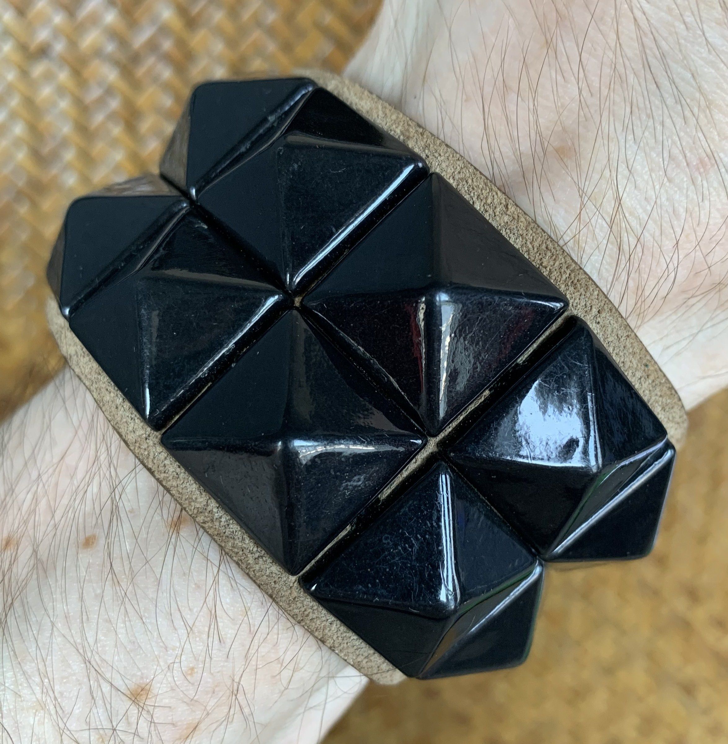 Number (N)ine FW04 Number (N)ine Studded Leather Bracelet Size ONE SIZE - 10 Thumbnail