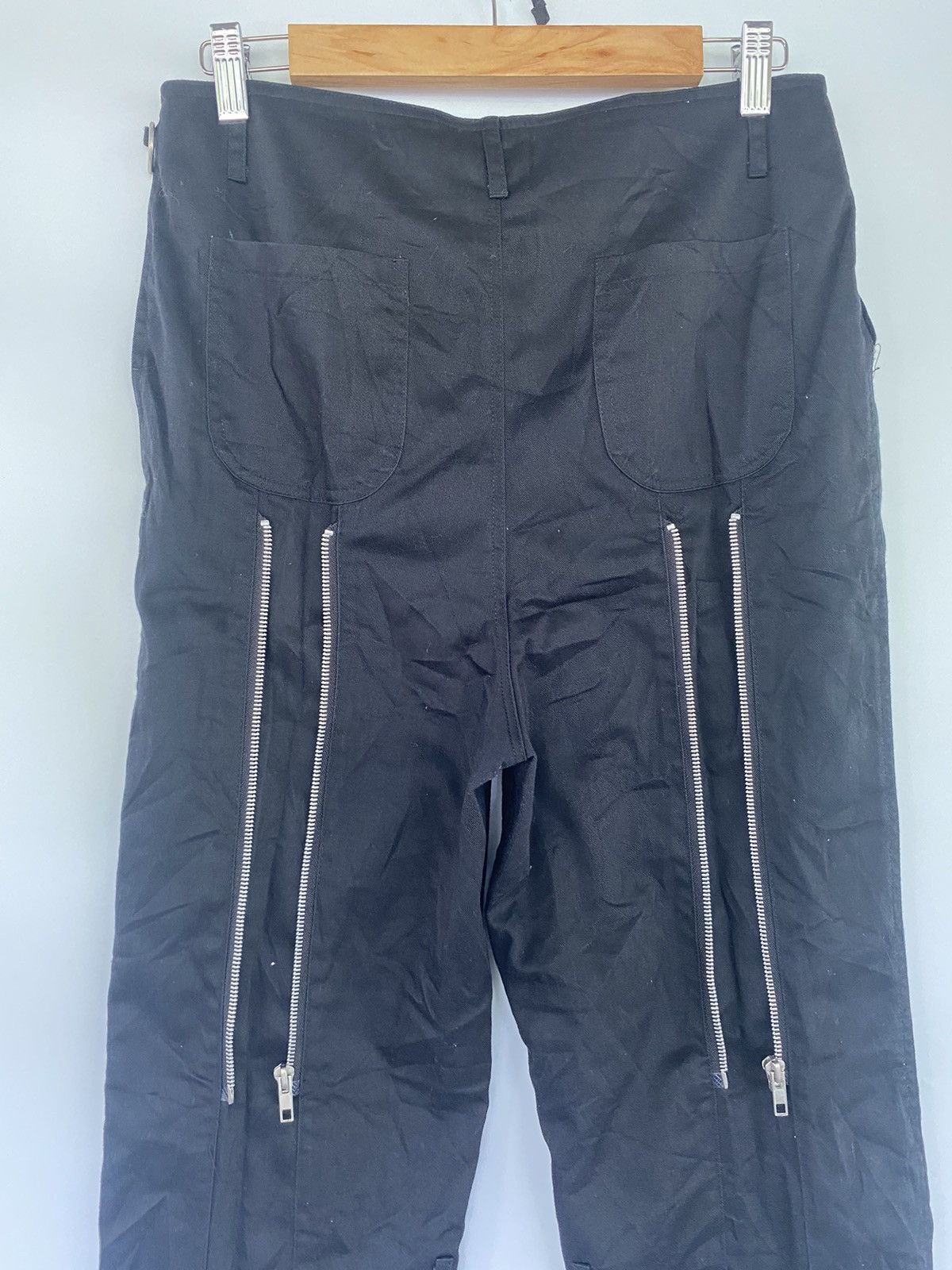 Designer × Japanese Brand Marajuku Fromm Japanese Brand Punk Zipper Adjuster Leg Pants Size 30" / US 8 / IT 44 - 6 Thumbnail