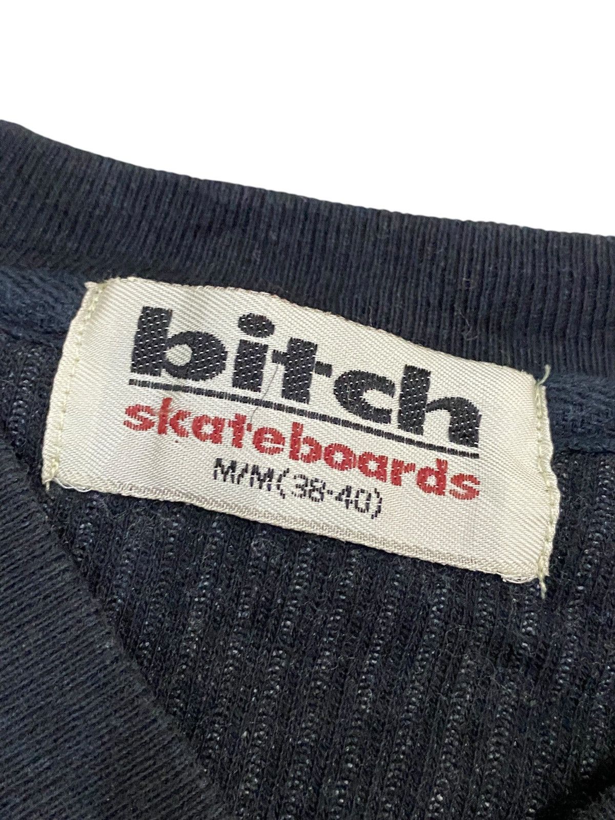 Vintage Vintage Bitch Skateboards Ribbed Sweater – Size M– Rare 90s Size US S / EU 44-46 / 1 - 7 Thumbnail