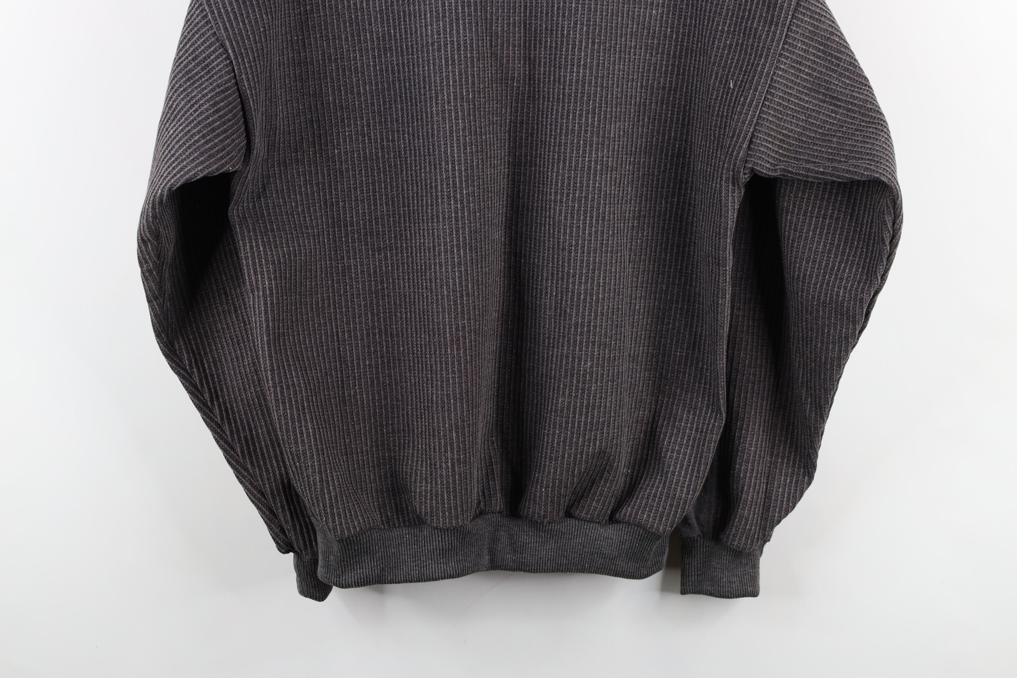 Vintage Deadstock Vintage 90s Streetwear Ribbed Knit Pullover Polo Size US L / EU 52-54 / 3 - 13 Thumbnail