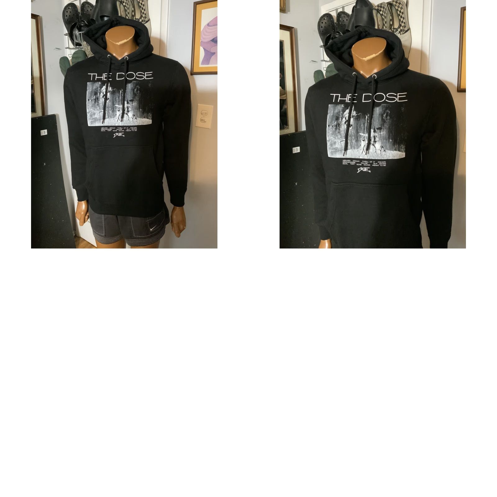 Vintage VINTAGE The Dose Vervain Indio Downey Ralph Alexander Rock Band Merch Black Hoodie Sz. S Mens Pullover Rock 90s-? Size US S / EU 44-46 / 1 - 8 Thumbnail