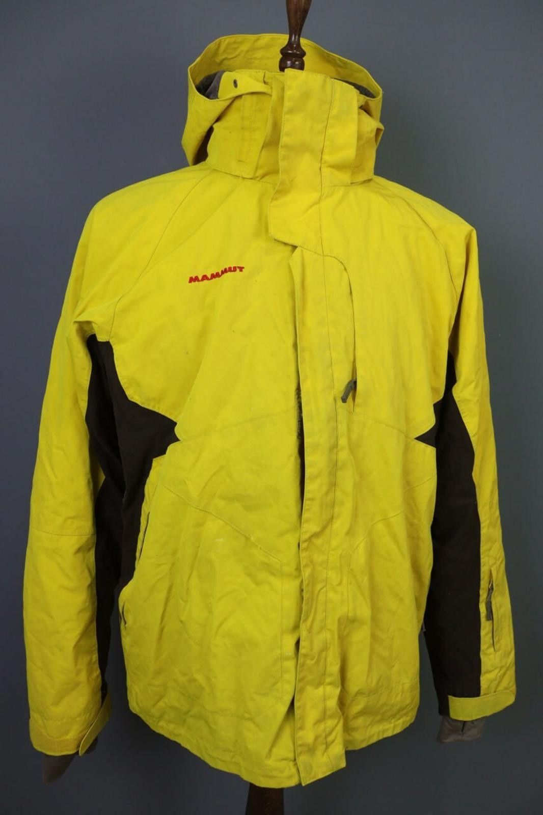 Mammut Mammut Vintage Yellow Gore-Tex Waterproof Windbreaker Jacket Size US M / EU 48-50 / 2 - 6 Thumbnail