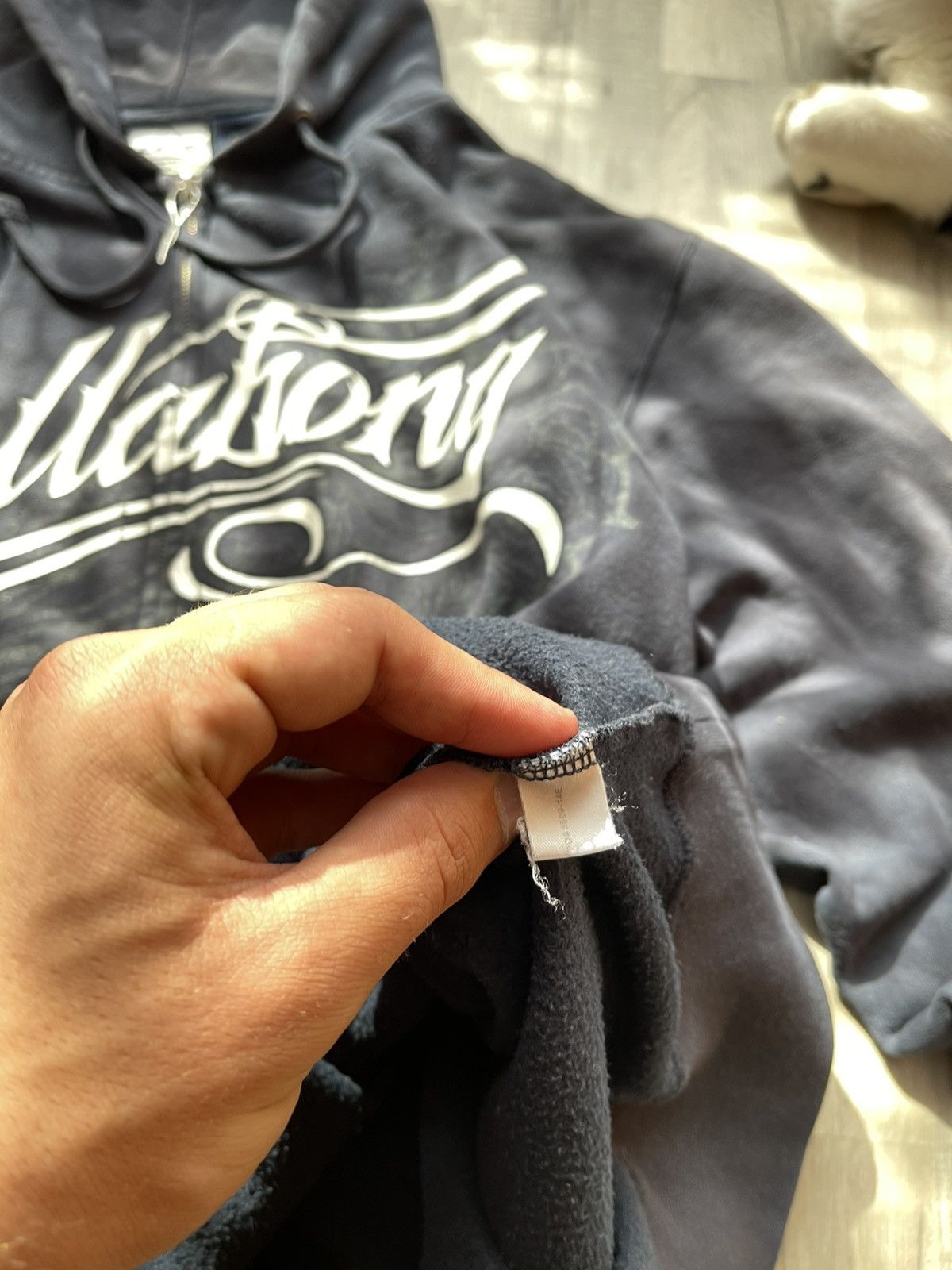 Billabong Vintage Distressed Billabong Crazy Zip Hoodie Big Logo Y2K Size US XL / EU 56 / 4 - 8 Thumbnail