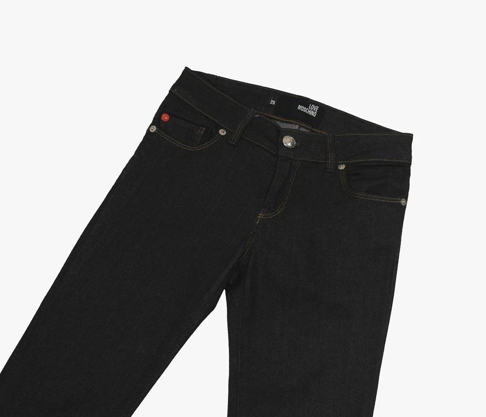 Love Moschino Love Moschino women's skinny pants size 25 dark blue Size 25" / US 0 / IT 36 - 3 Thumbnail