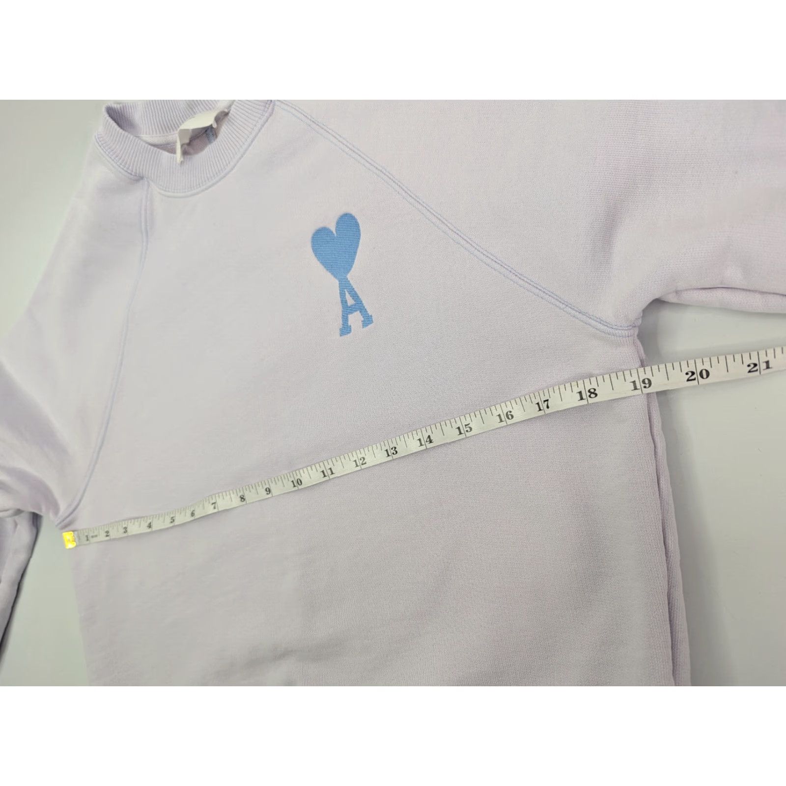 Vintage AMI Paris Alexandre Mattiussi Sweatshirt XS Purple Logo Crew Neck Raglan Sleeve Women Casual/Chic Size XS / US 0-2 / IT 36-38 - 7 Thumbnail
