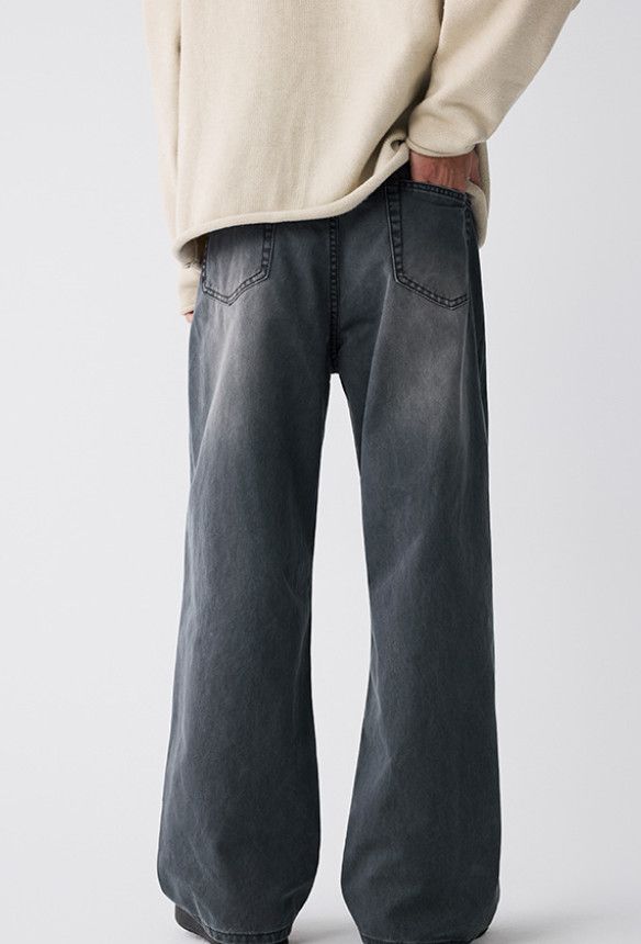Japanese Brand American Cleanfit washed distressed straight leg jeans Size US 32 / EU 48 - 5 Thumbnail