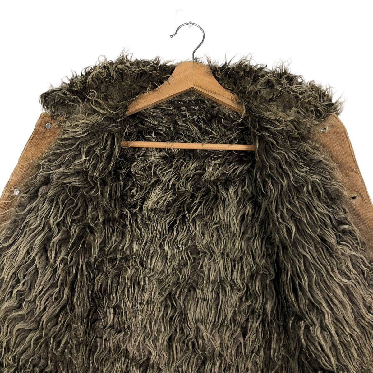 Japanese Brand 🔥90’s Real Things Corduroy Trucker Jacket Mink Fur Lining Size US L / EU 52-54 / 3 - 11 Thumbnail