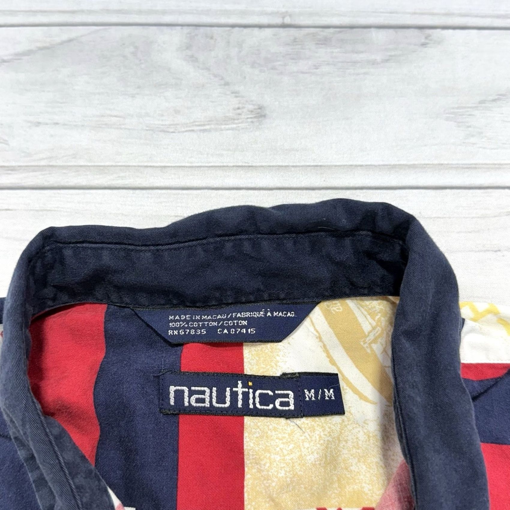 Nautica Nautica Shirt Nautica Water Challenge VTG 90s Button-Up Long Sleeve Multicolor Size US M / EU 48-50 / 2 - 3 Thumbnail