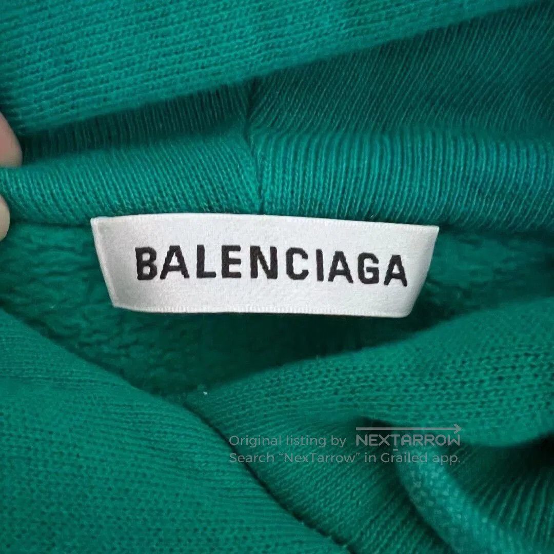 Balenciaga balenciaga lake green hoodie sweatshirt. Size US M / EU 48-50 / 2 - 3 Thumbnail