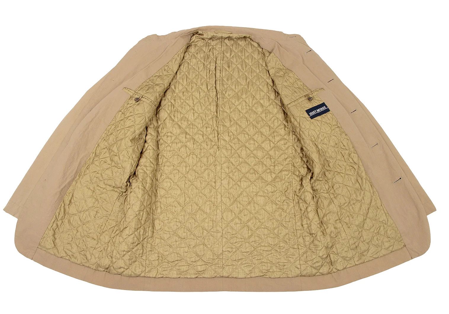 Issey Miyake Quilted Lining Mao Collar Jacket in Mocha XL Size US XL / EU 56 / 4 - 14 Thumbnail