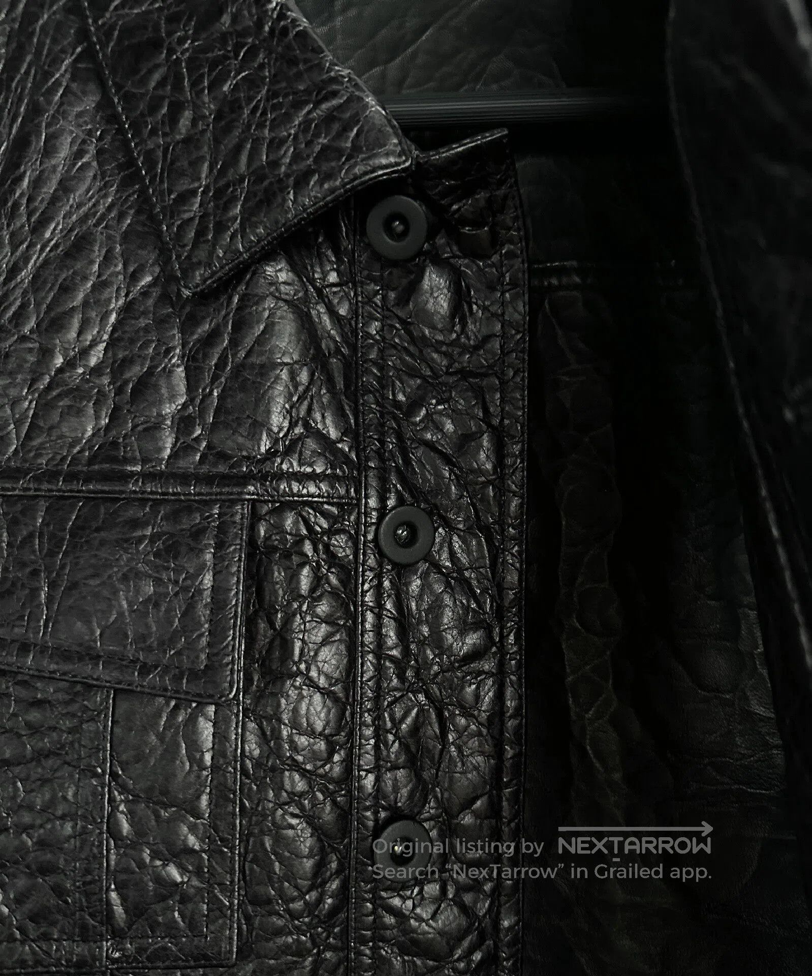 Balenciaga Balenciaga size48 10aw Pulp Leather Jacket| Size US M / EU 48-50 / 2 - 4 Thumbnail