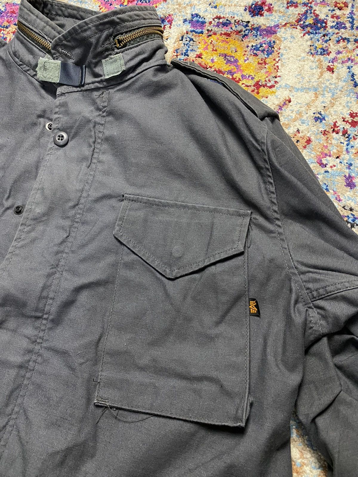 Alpha Industries × Vintage RN35569 Alpha Industries Coat Cold Weather Man's Field Parka Size US L / EU 52-54 / 3 - 6 Thumbnail