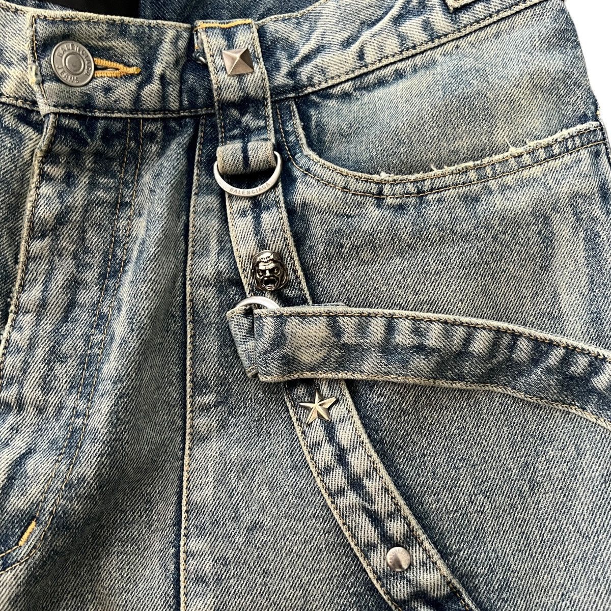 Balenciaga BALENCIAGA 2022AW Raver Baggy Denim Pants Size US 33 - 9 Thumbnail