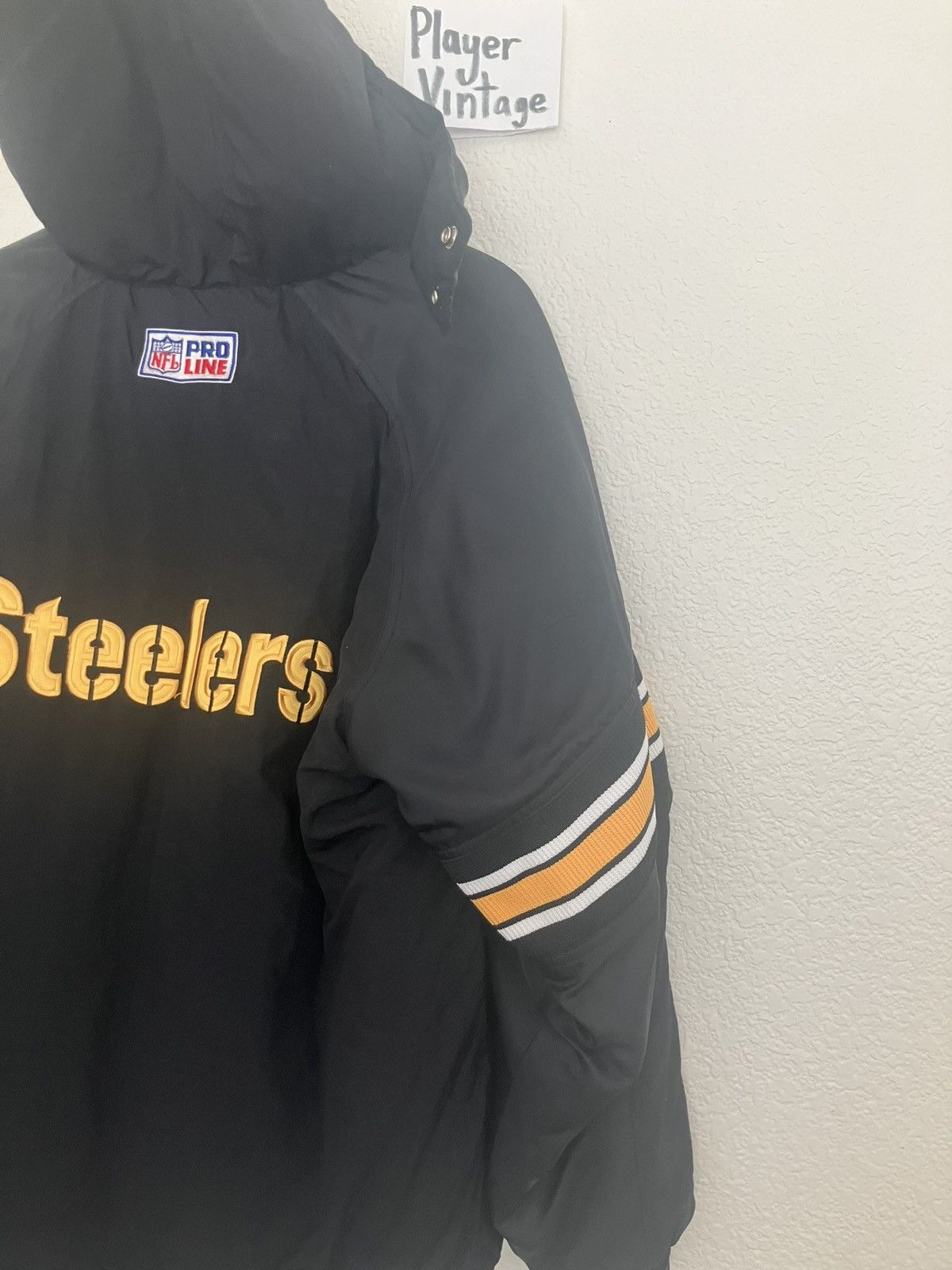 NFL × Starter 90’s Steelers Starter Jacket Size US XL / EU 56 / 4 - 7 Thumbnail