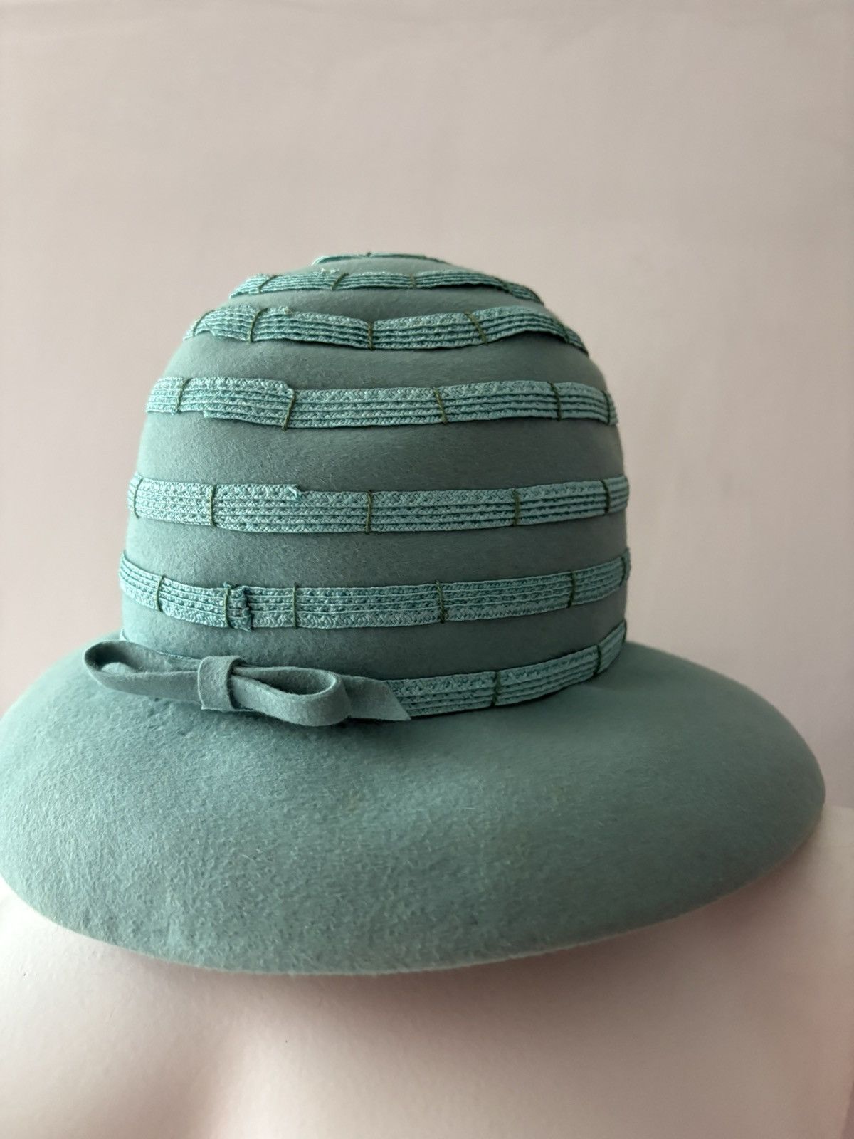 Vintage 1950s Edna Wallace Paris Inspired Frenchie Hat Size ONE SIZE - 15 Thumbnail